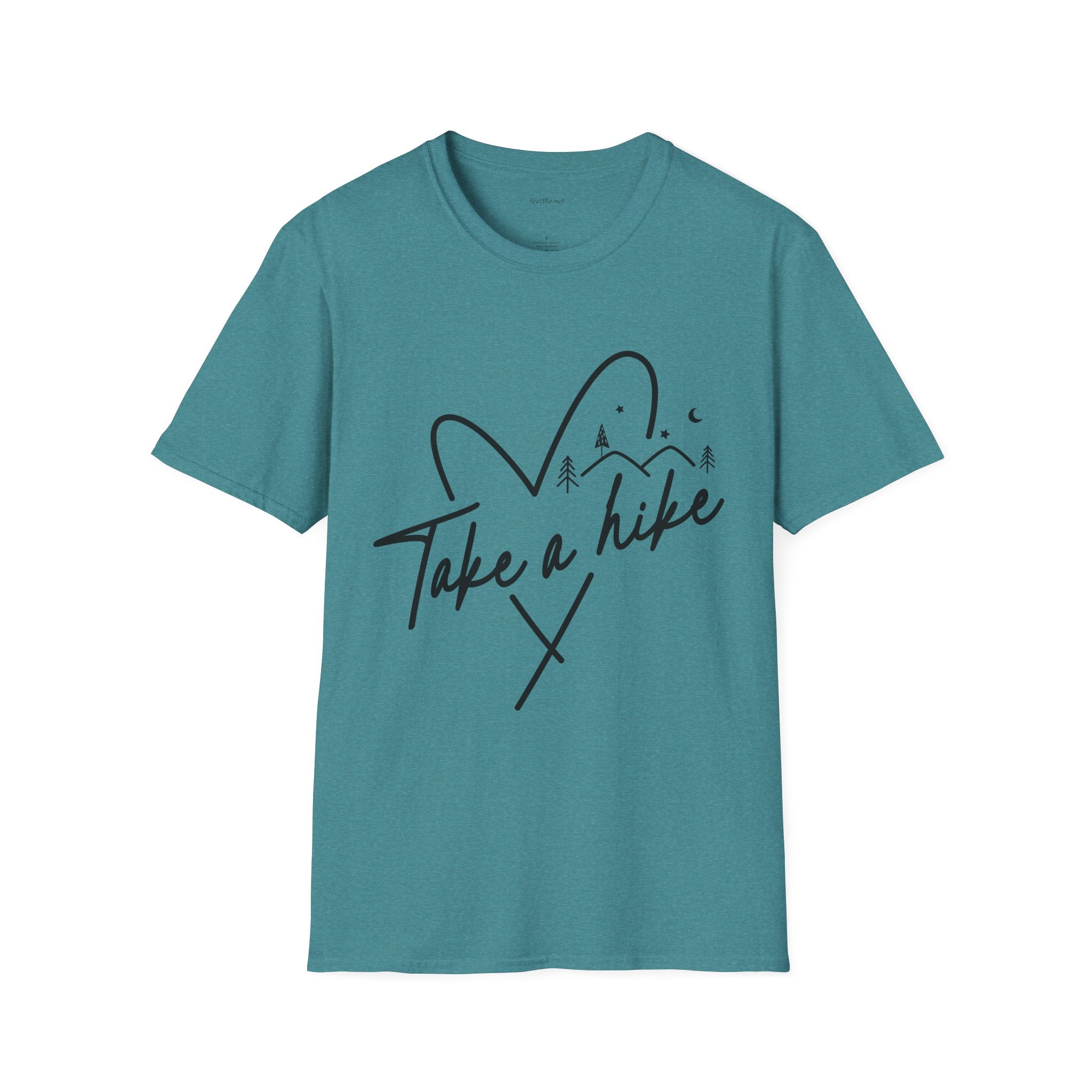Take a Hike (black) - Unisex Softstyle T-Shirt 100% Cotton Graphic