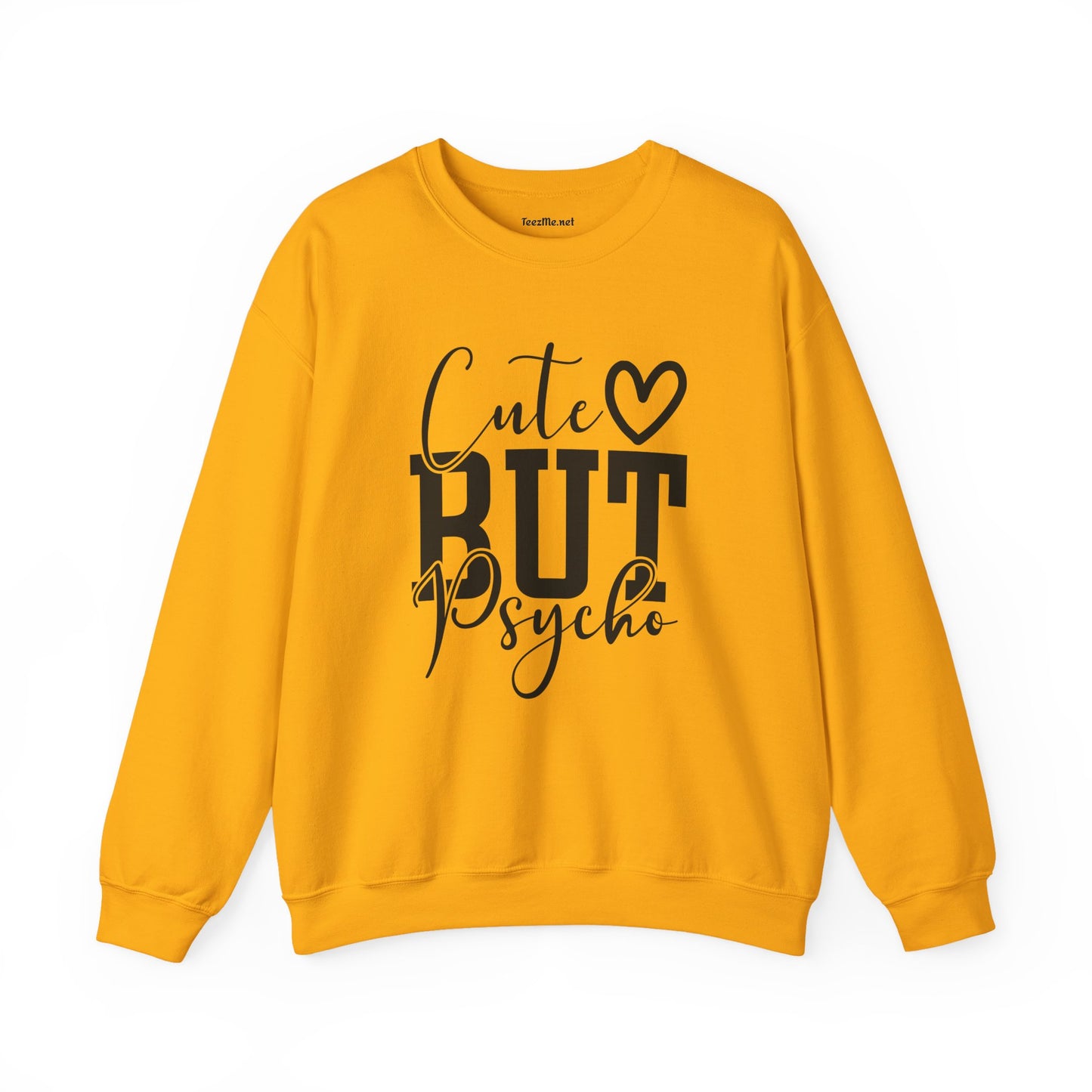 Cute but Psycho Unisex Heavy Blend™ Crewneck Sweatshirt Inspirational