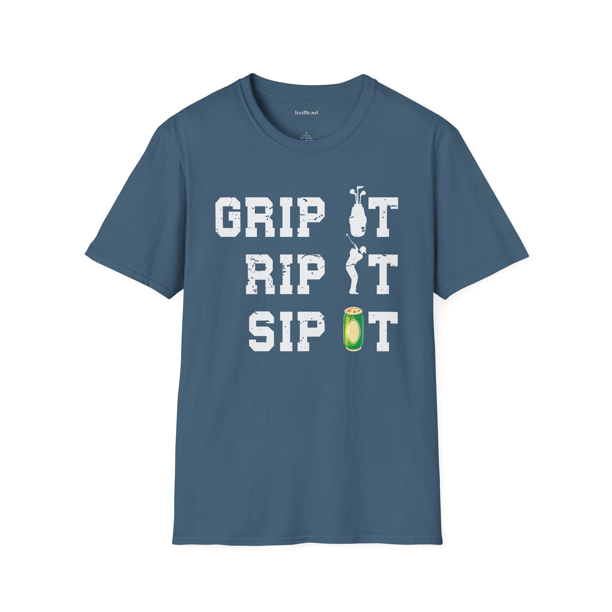 Funny Golf Unisex Softstyle T-Shirt 100% Cotton