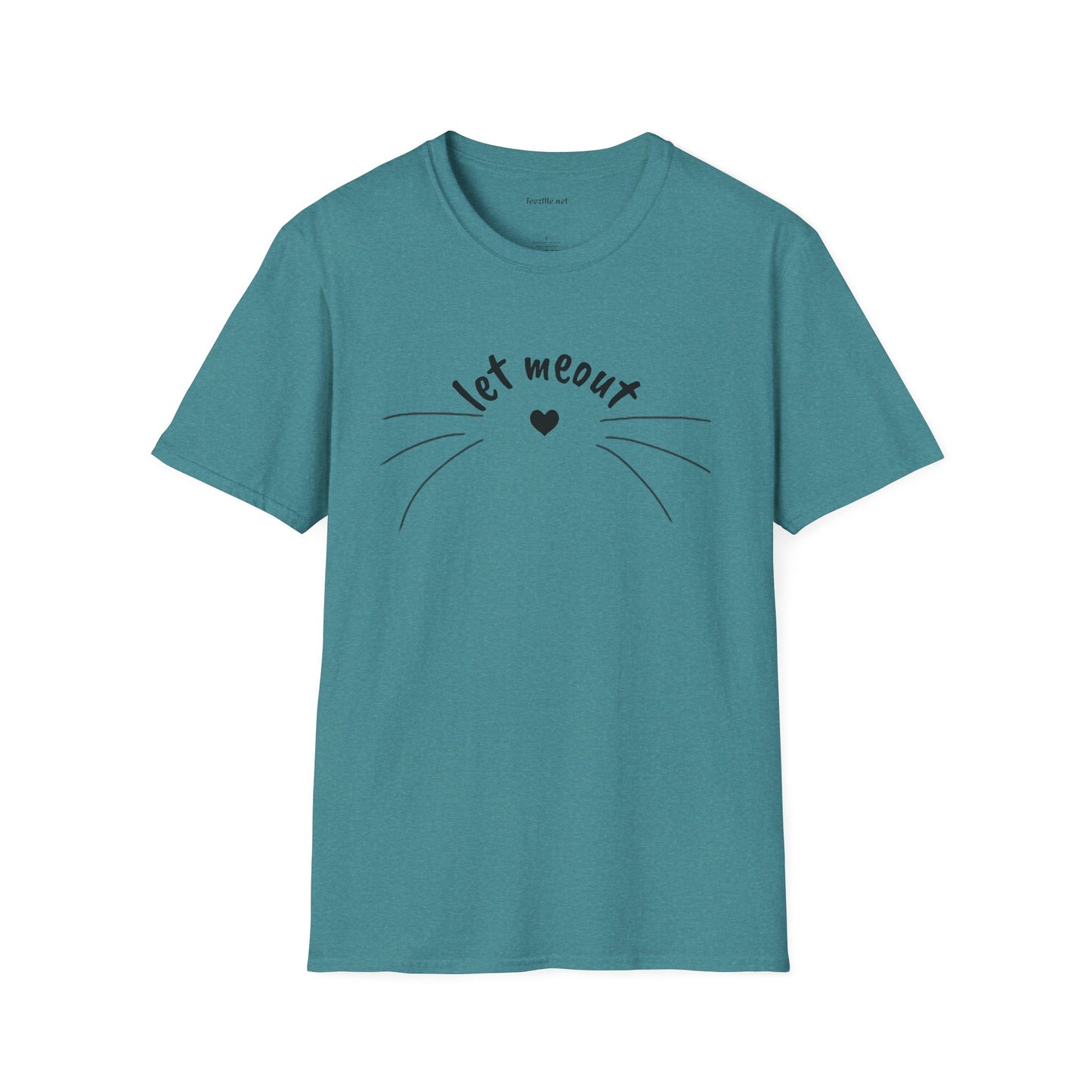 Let meout- Unisex Softstyle T-Shirt 100% Cotton Graphic