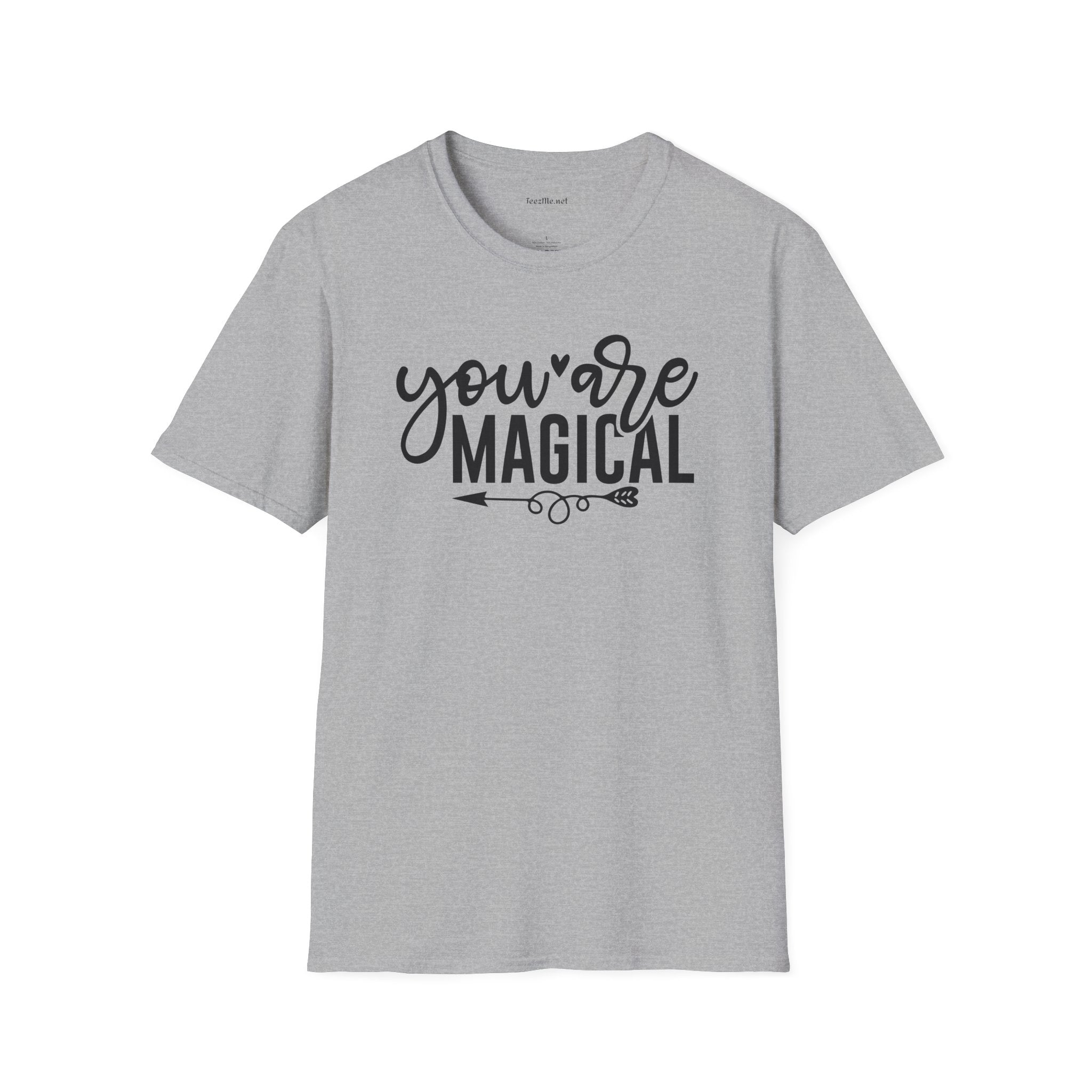 You are Magical (black text) Unisex Softstyle T-Shirt 100% Cotton Graphic