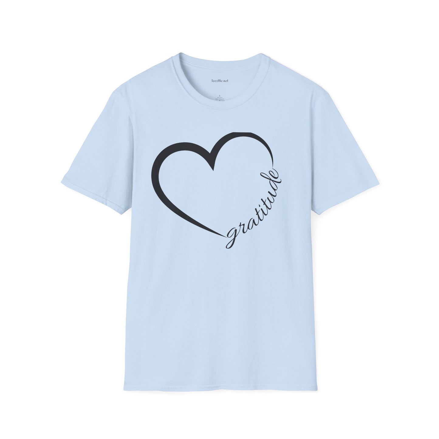 Gratitude Unisex Softstyle T-Shirt 100% Cotton Graphic