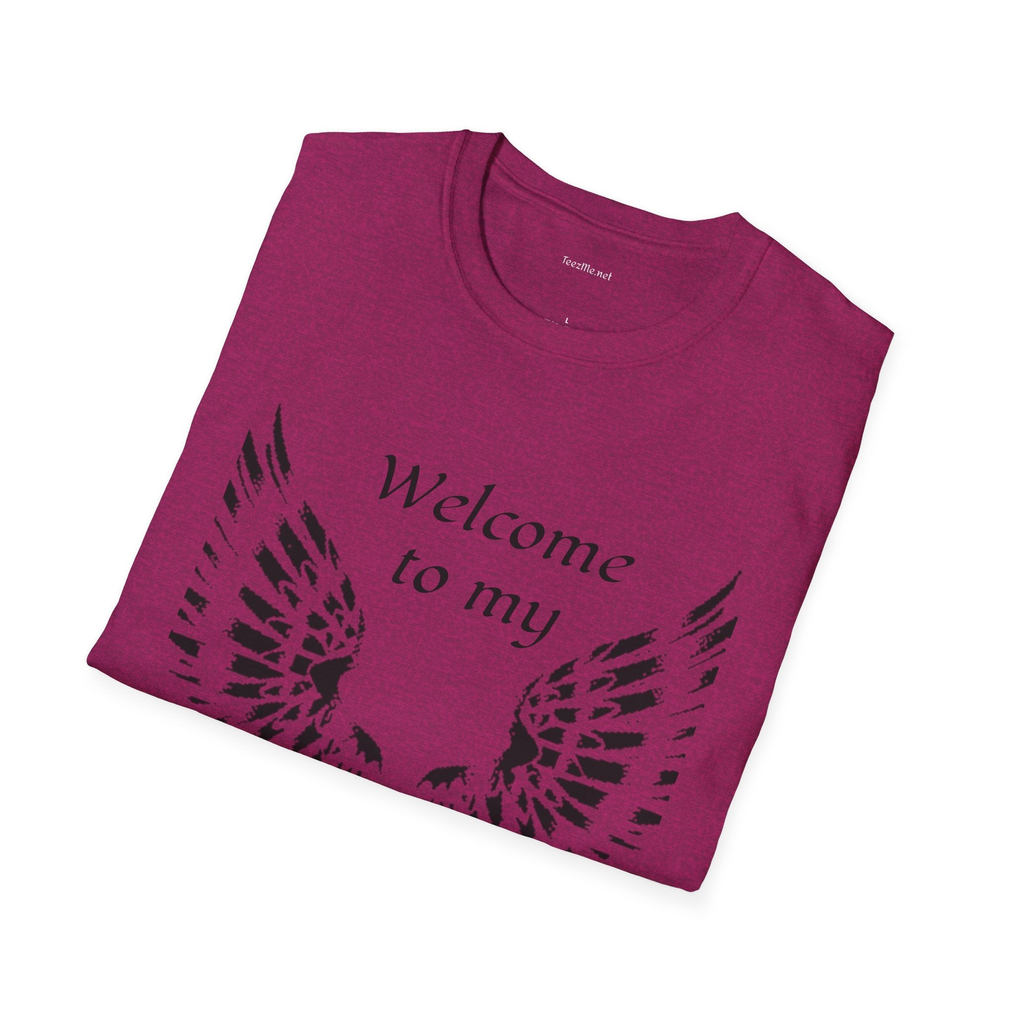 Welcome to my DARKSIDE - Unisex Softstyle T-Shirt 100% Cotton Graphic