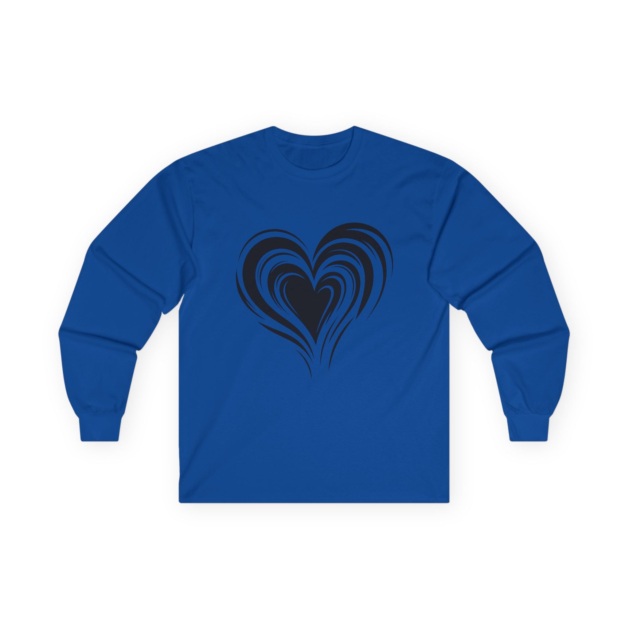 Heart (black01) Unisex Ultra Cotton Long Sleeve Tee