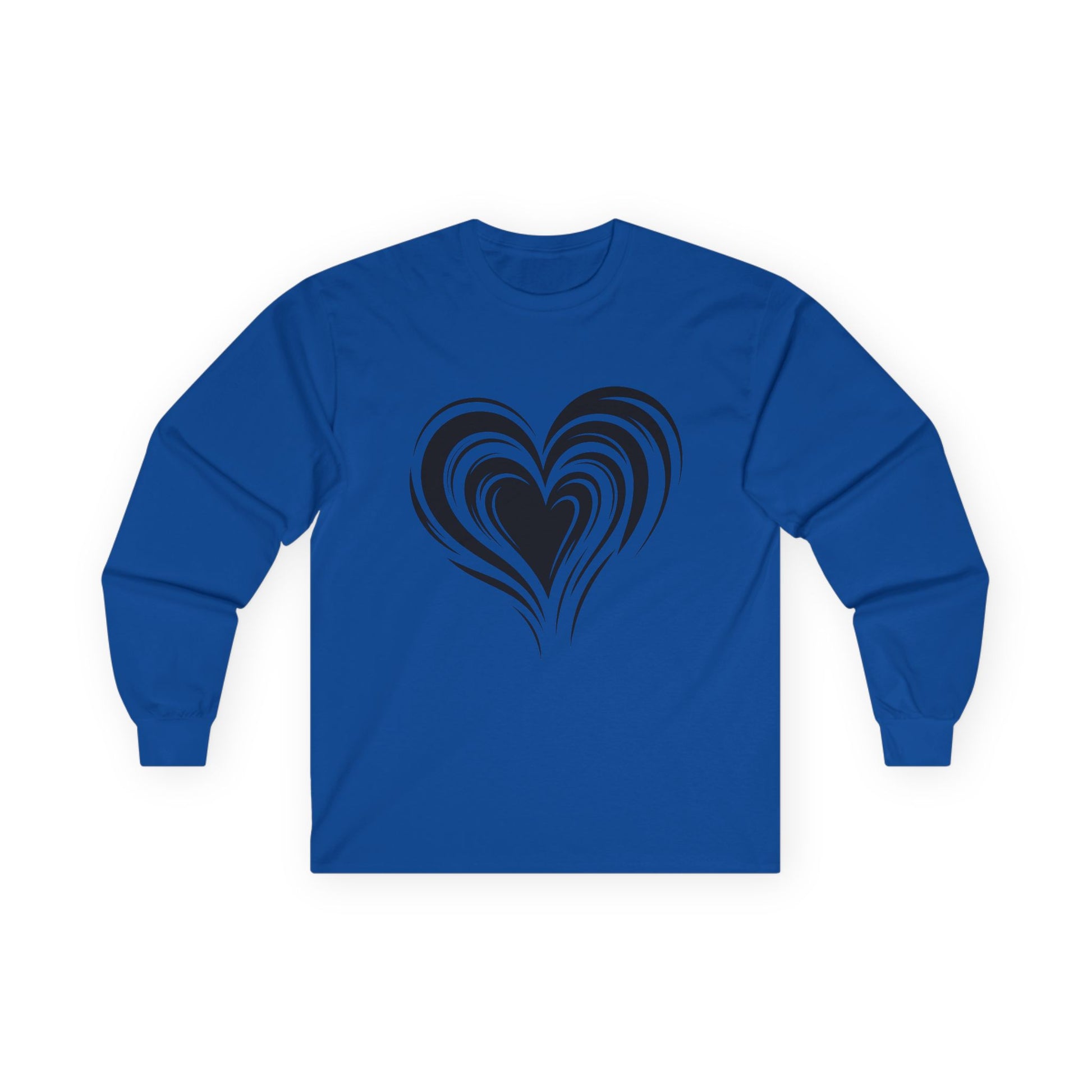 Heart (black01) Unisex Ultra Cotton Long Sleeve Tee
