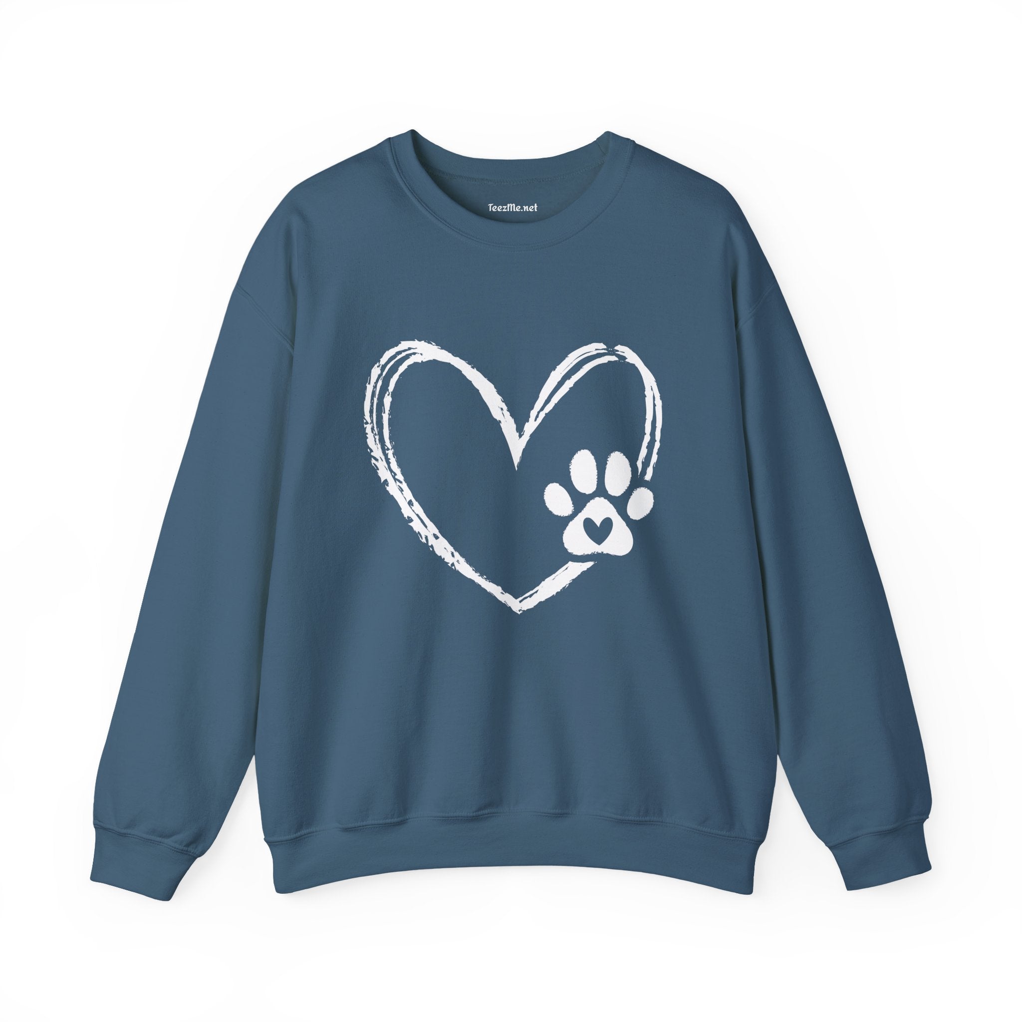 Paw Heart Unisex Heavy Blend™ Crewneck Sweatshirt