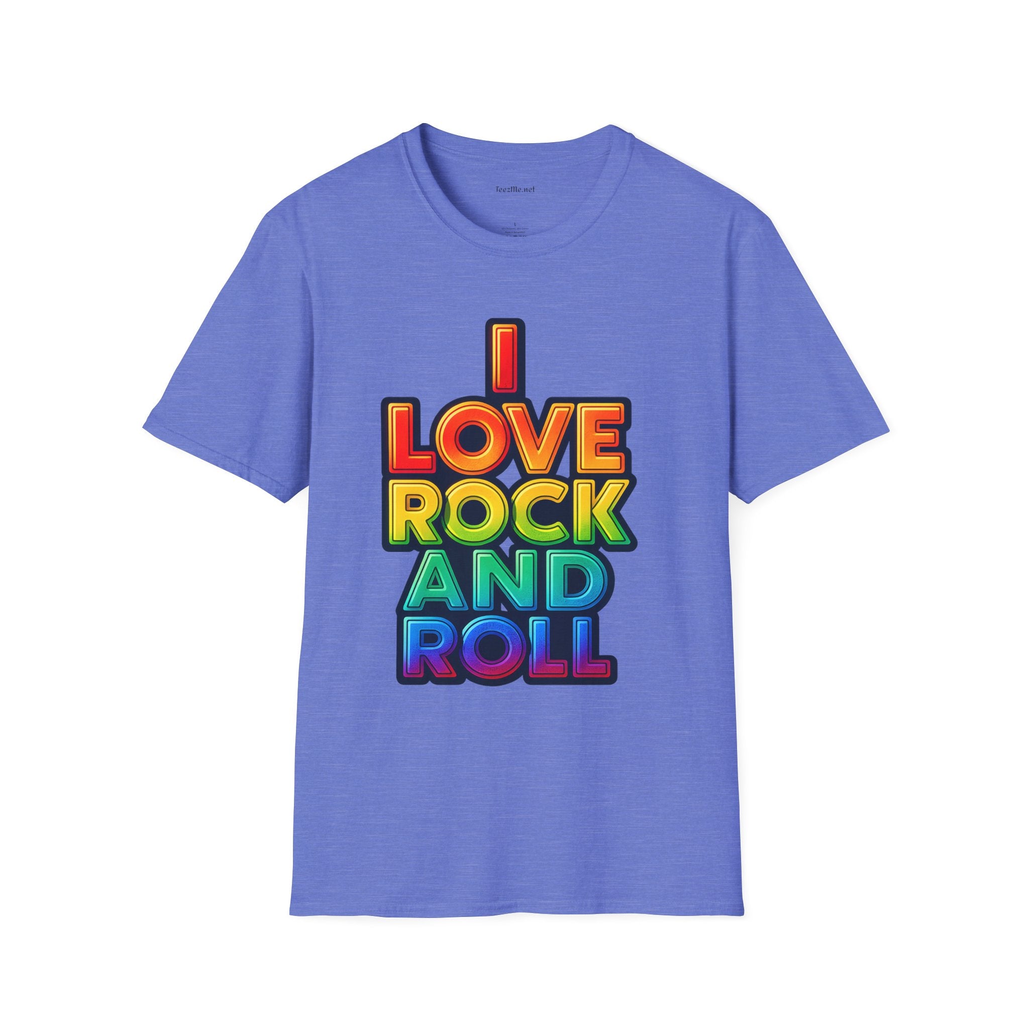 I Love Rock and Roll Unisex SoftStyle T-Shirt 100% Cotton