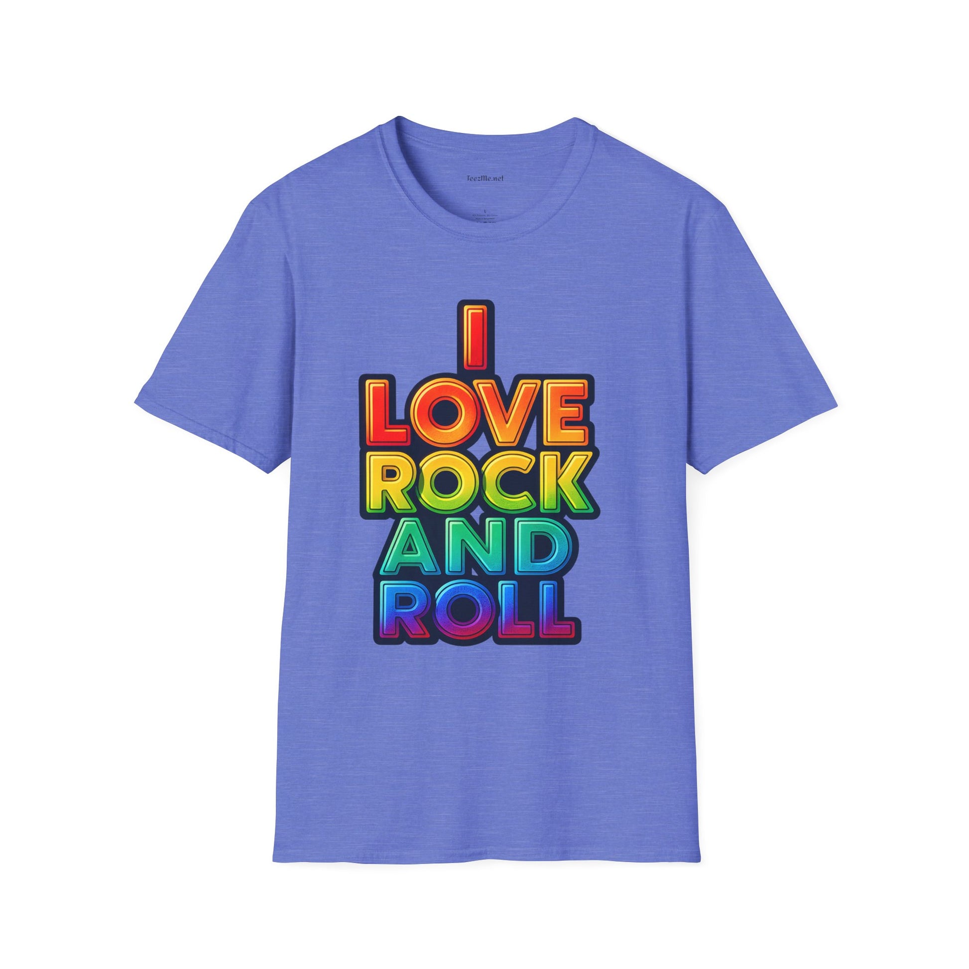 I Love Rock and Roll Unisex SoftStyle T-Shirt 100% Cotton