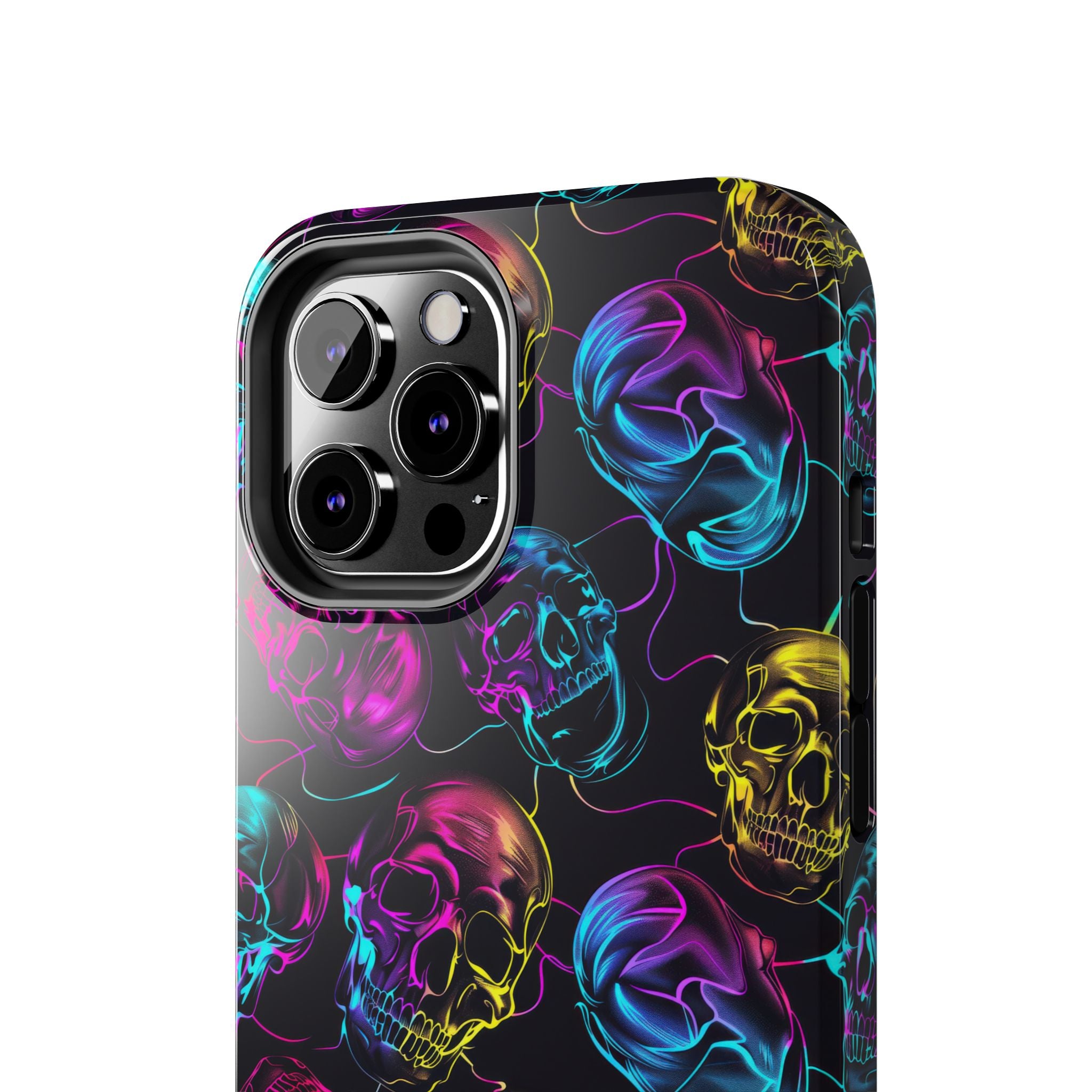 Neon Skull Cell Phone Case Tough Phone Cases