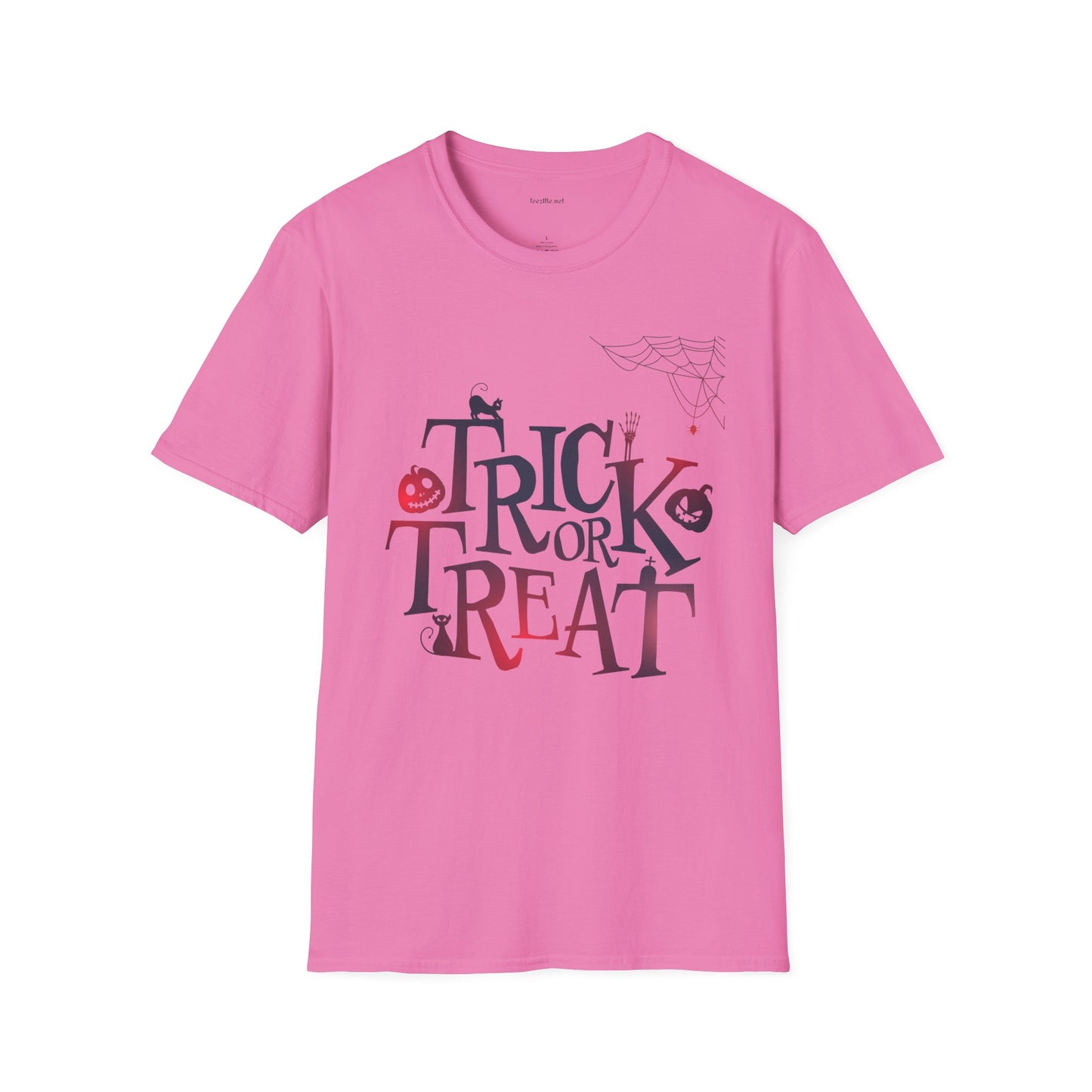 Trick or Treat - Unisex Softstyle T-Shirt 100% Cotton Graphic