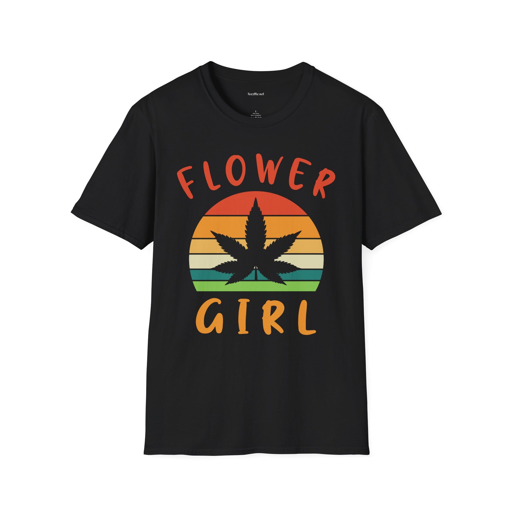 Flower Girl 420 Unisex Softstyle T-Shirt 100% Cotton Graphic