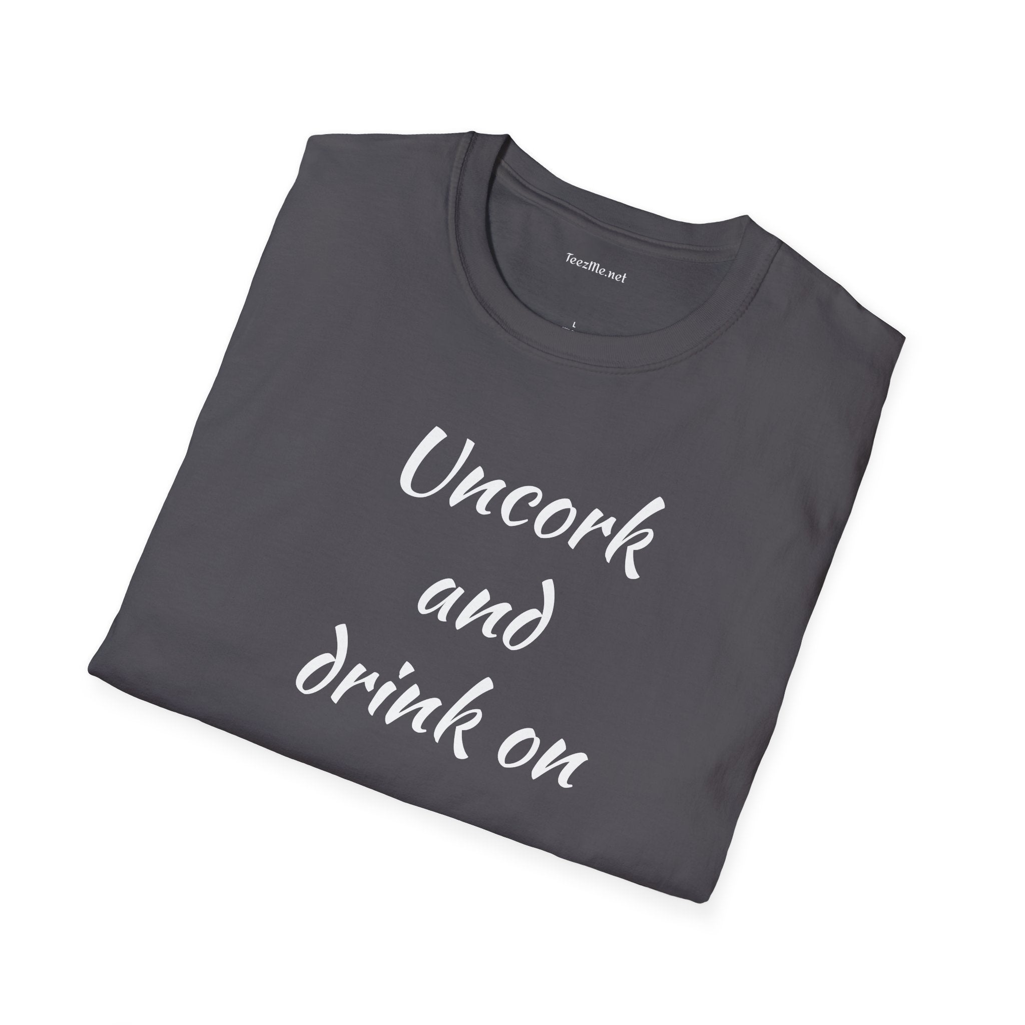 Uncork - Unisex Softstyle T-Shirt 100% Cotton Graphic