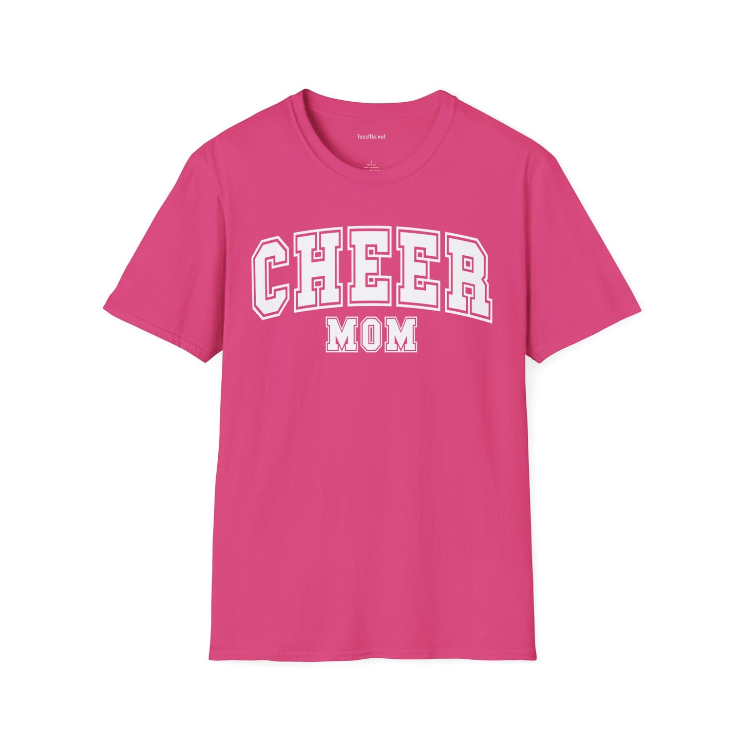 Cheer Mom Unisex Soft Style T-Shirt 100% Cotton Graphic