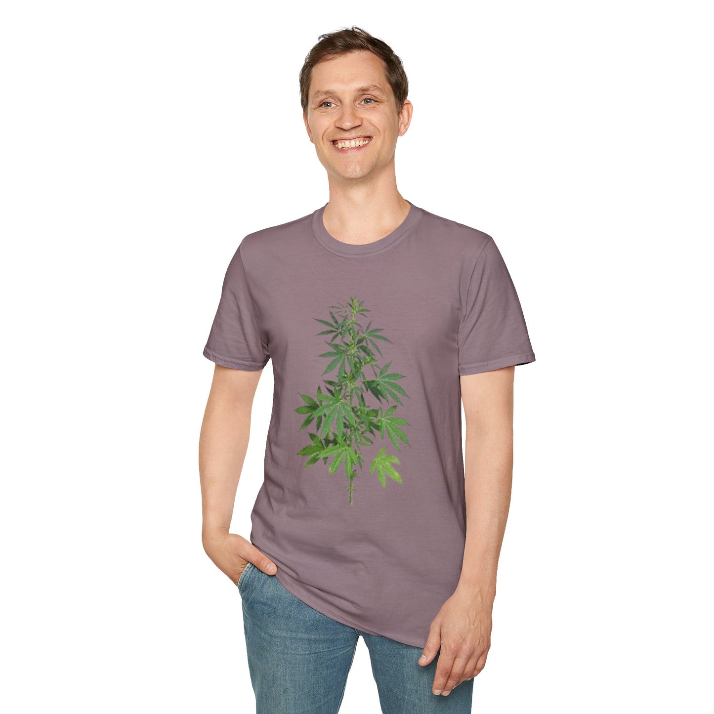 Weed Plant - nisex Softstyle T-Shirt 100% Cotton Graphic