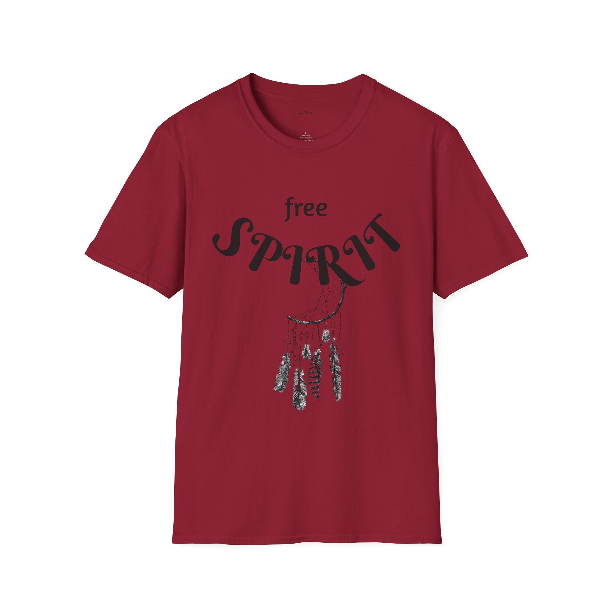 free SPIRIT - Unisex Softstyle T-Shirt 100% Cotton Graphic