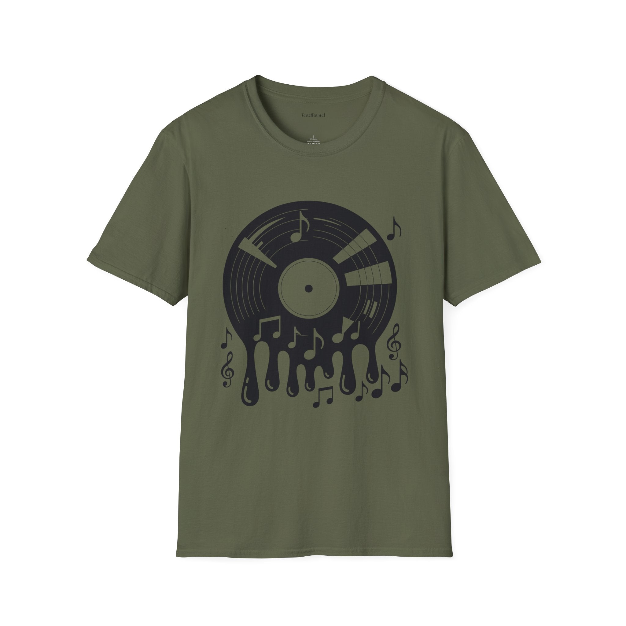 Spinning Vinyl Unisex Softstyle T-Shirt 100% Cotton Graphic
