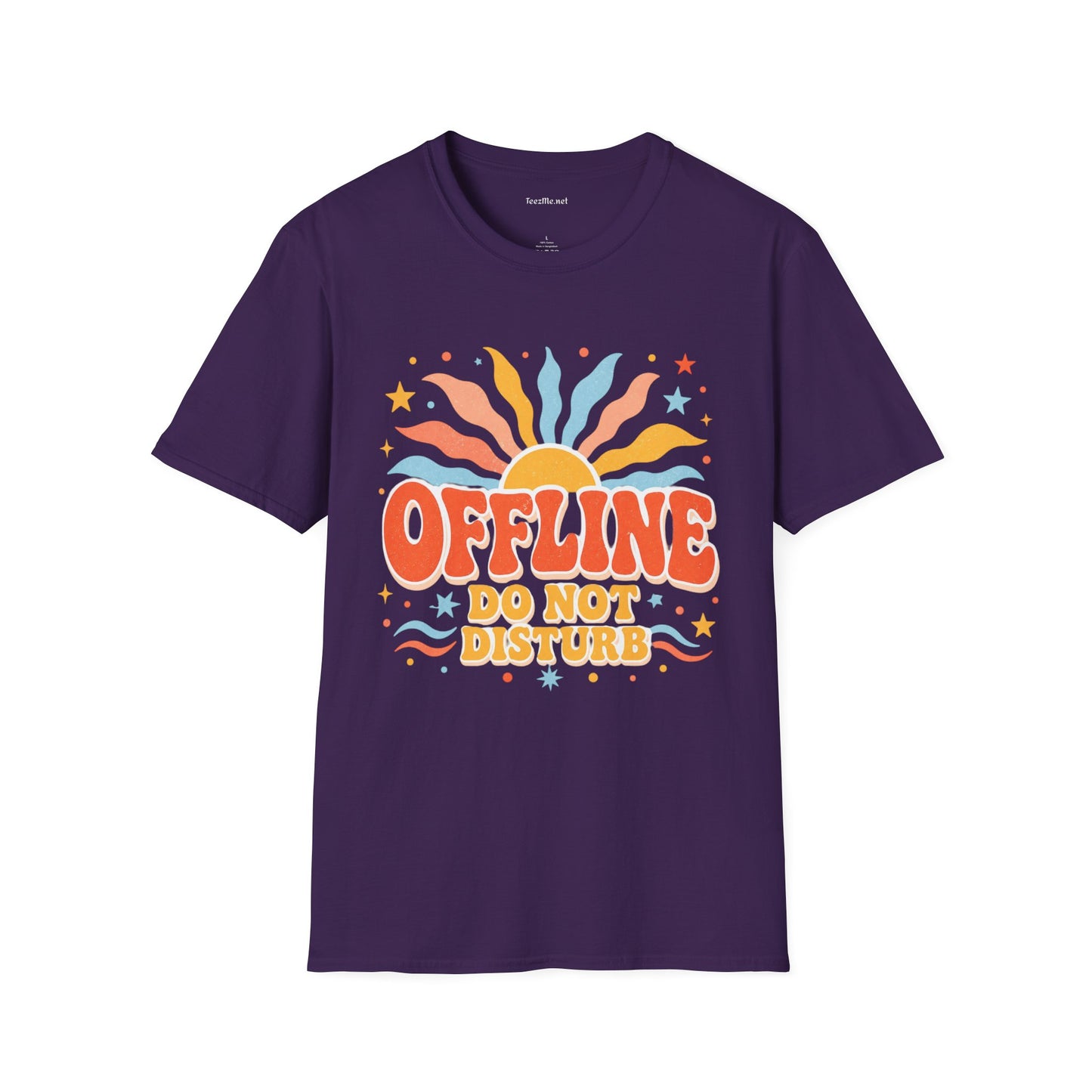 OFFLINE Do Not Disturb Unisex Softstyle T-Shirt 100% Cotton Graphic