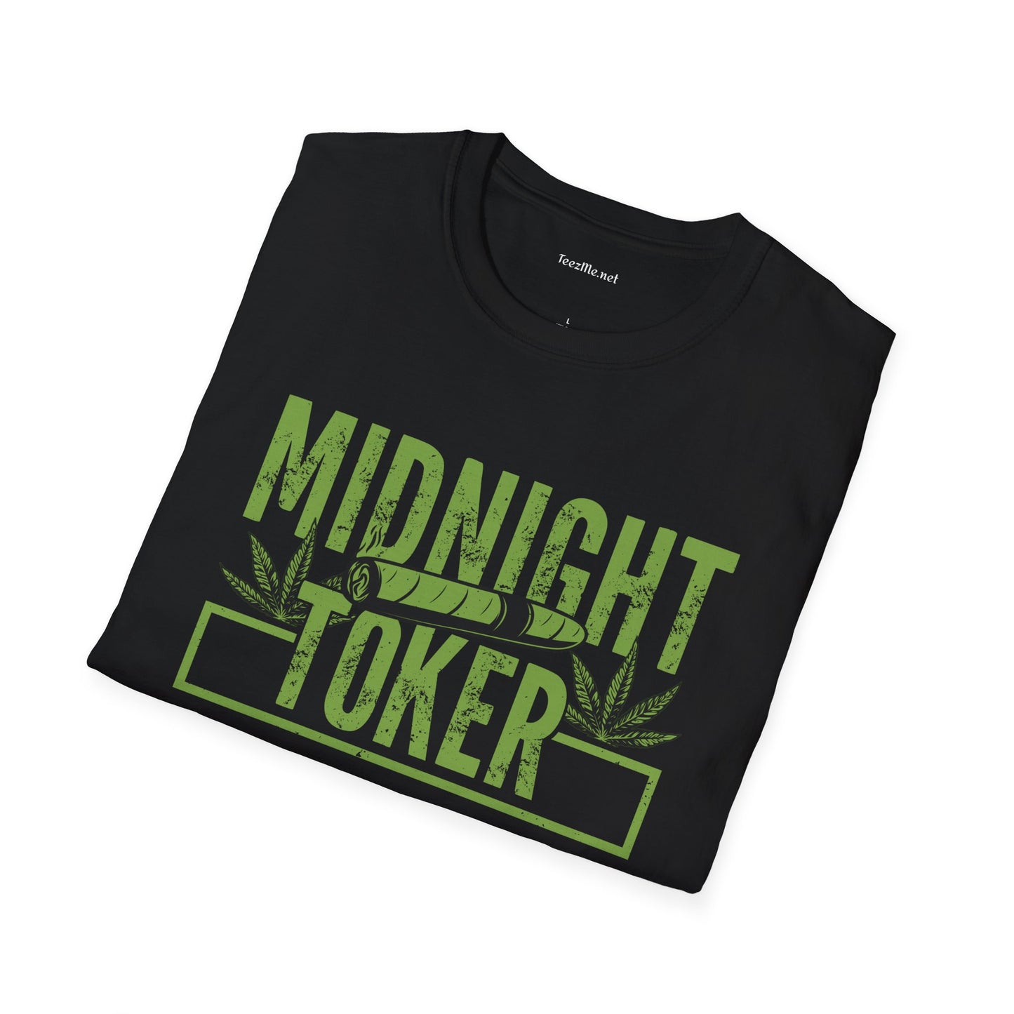 Midnight Toker 01 Unisex Soft Style T-Shirt 100% Cotton Graphic