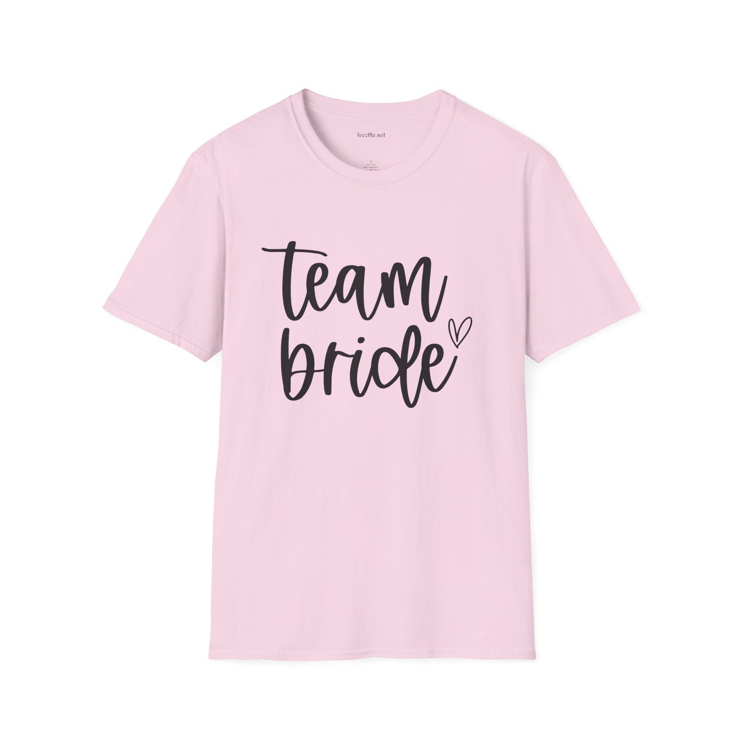 Team Bride Unisex Softstyle T-Shirt 100% Cotton Graphic Bridal Party