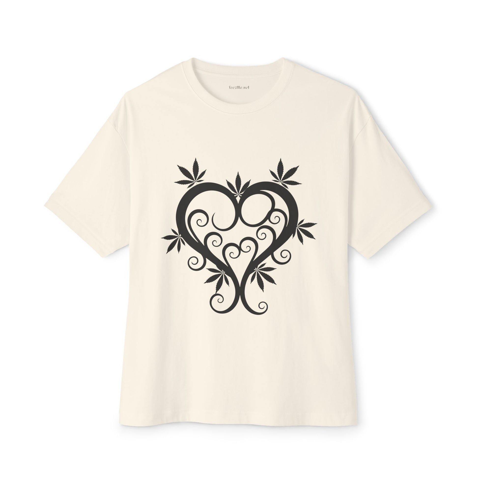 Weed Heart - Unisex Oversized Boxy Tee