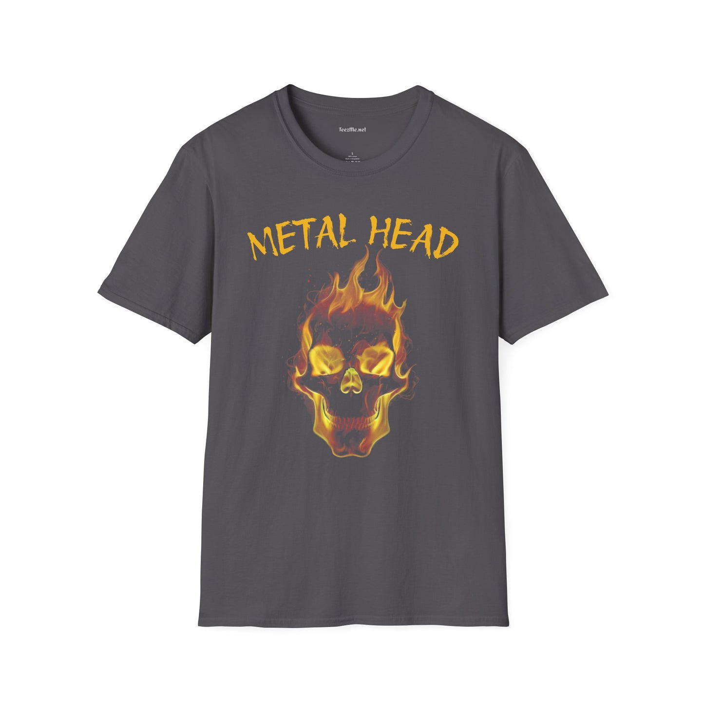 Metal Head - Unisex Softstyle T-Shirt 100% Cotton Graphic