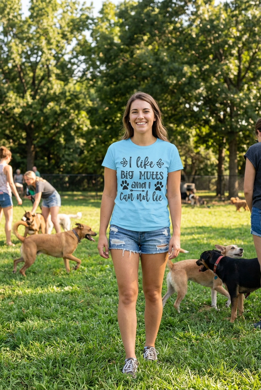 I Like Big Mutts And I Can Not Lie T-Shirt — Funny Dog Lover Tee