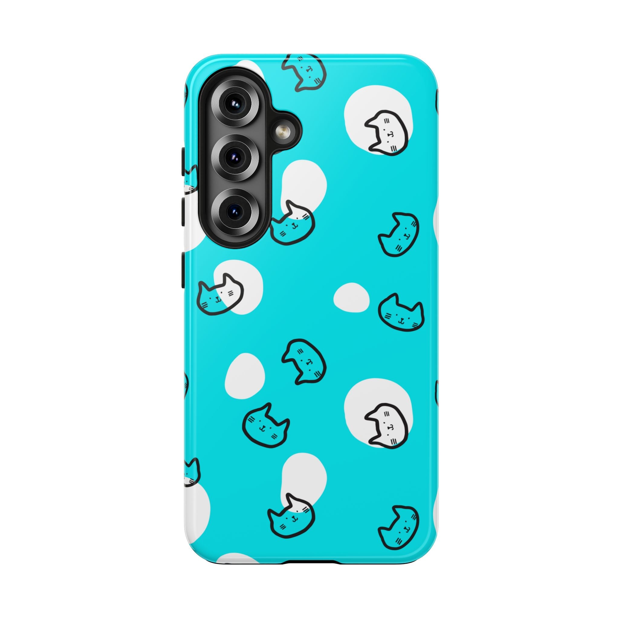 Cute Cat Pattern Cell Phone Case Tough Phone Cases