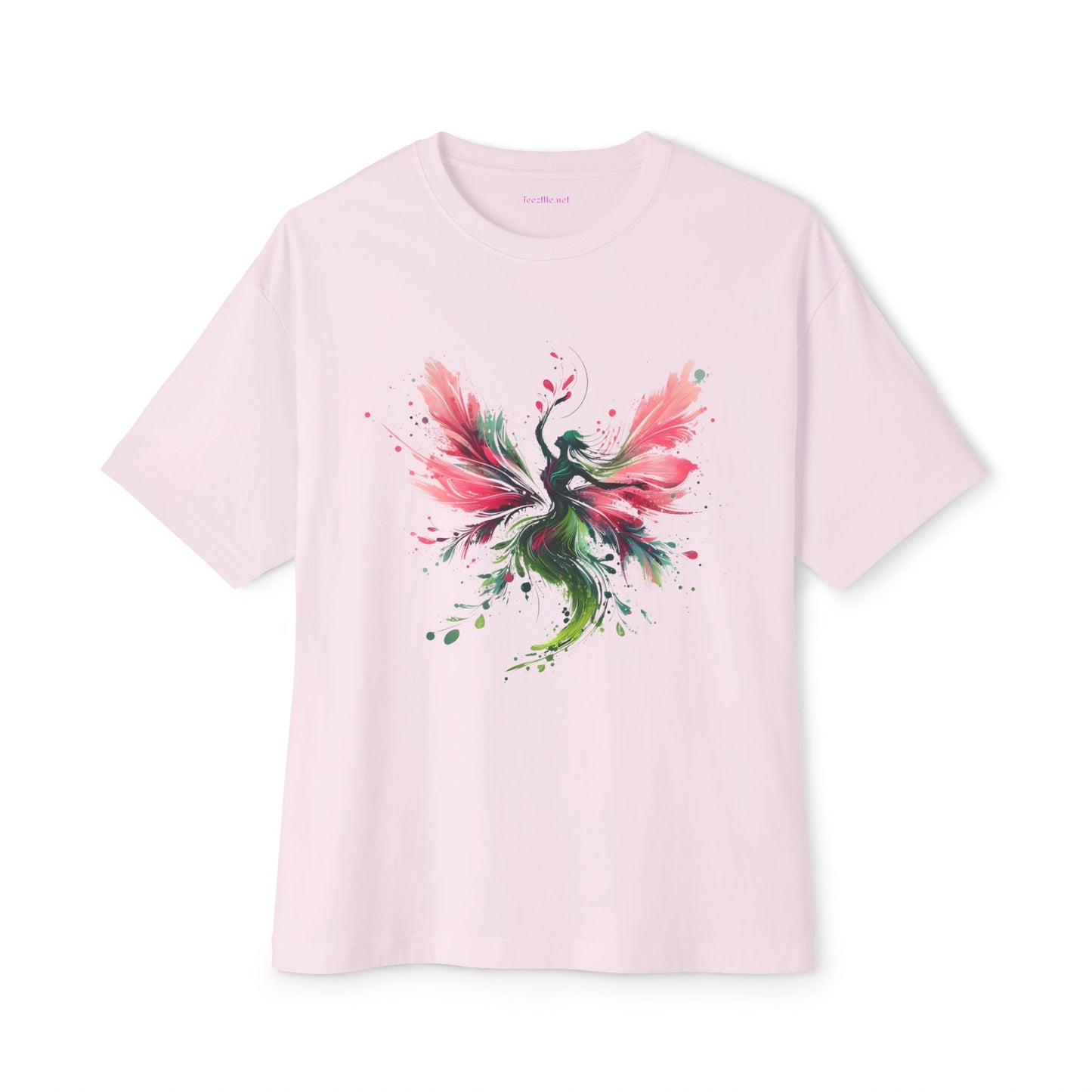 Fairy Garden 01 Unisex Oversized Boxy Tee