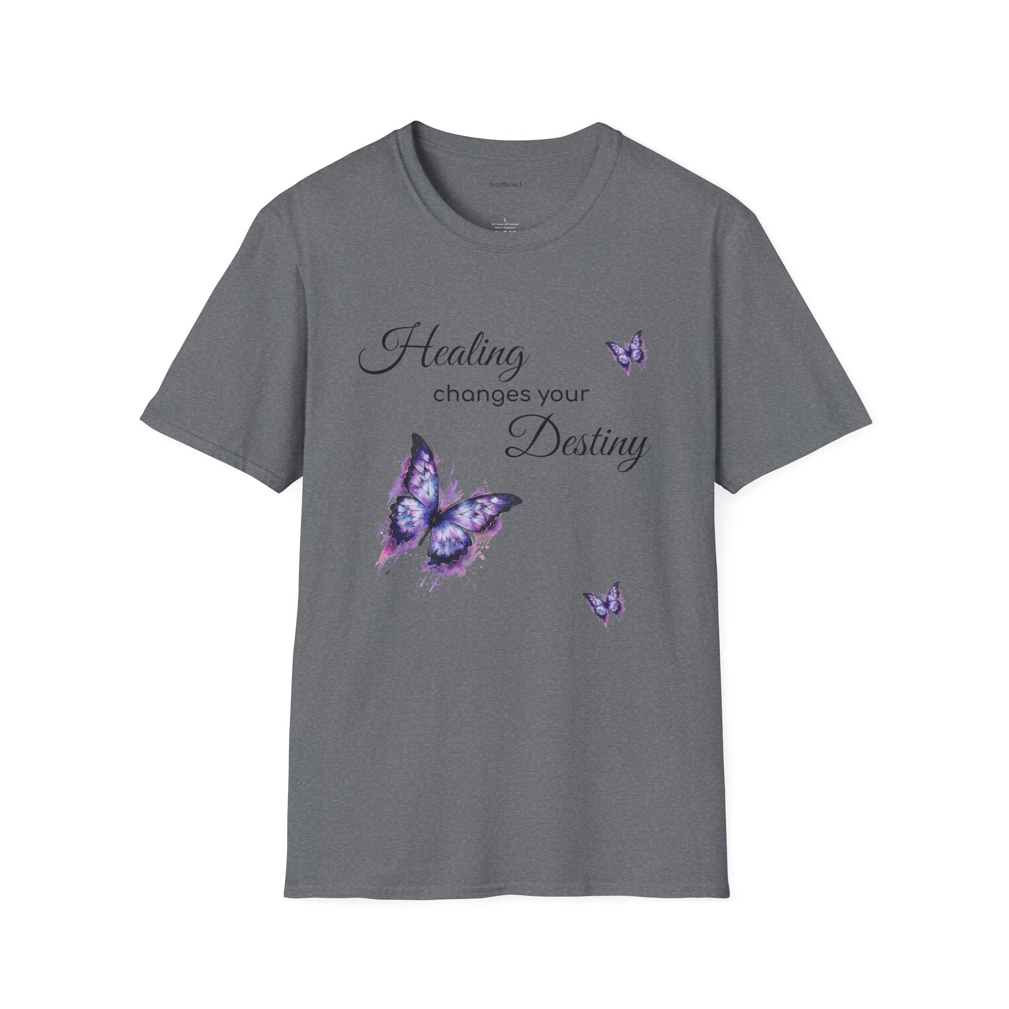 Healing changes your Destiny Unisex Softstyle T-Shirt 100% Cotton Graphic