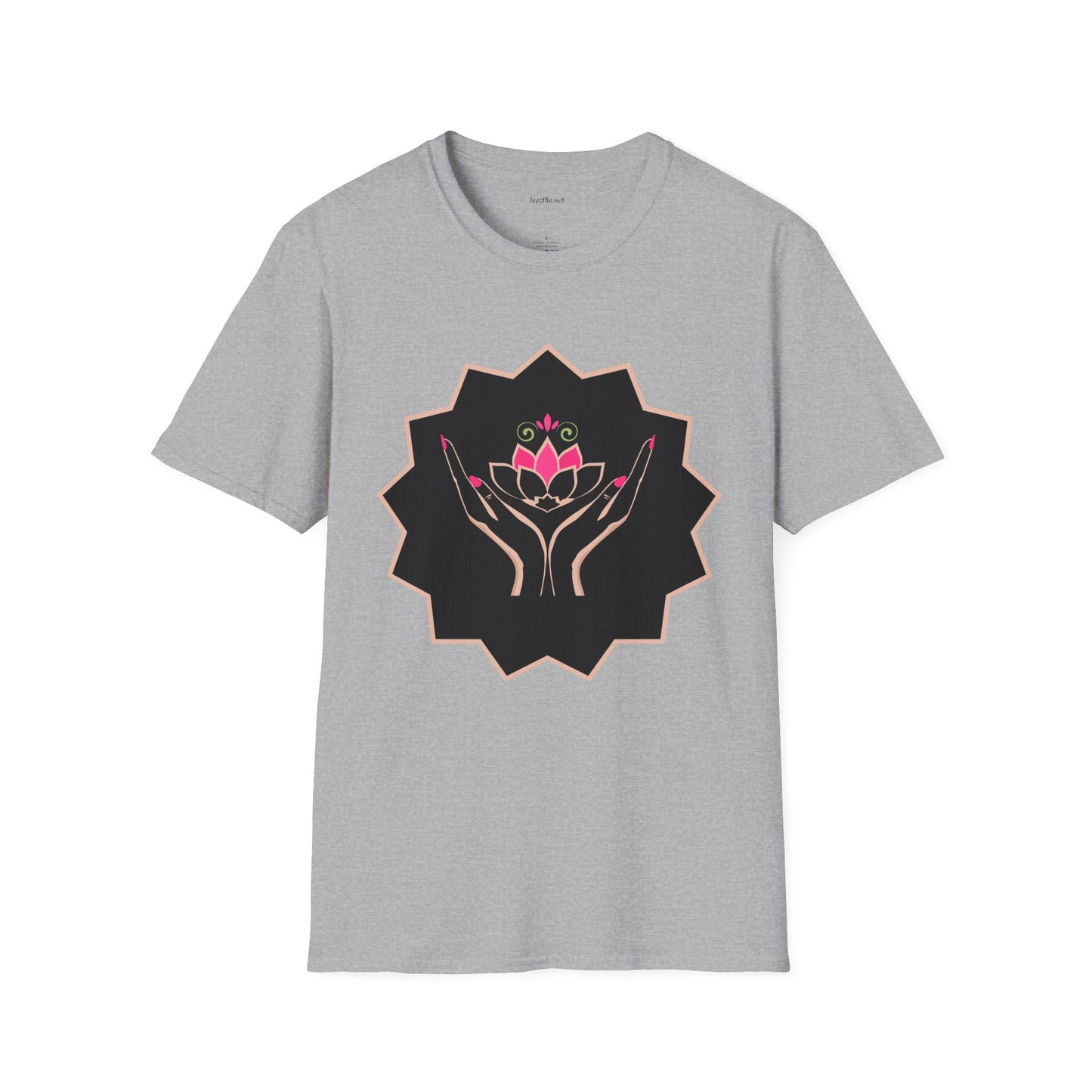 Pink Lotus - Unisex Softstyle T-Shirt 100% Cotton Graphic