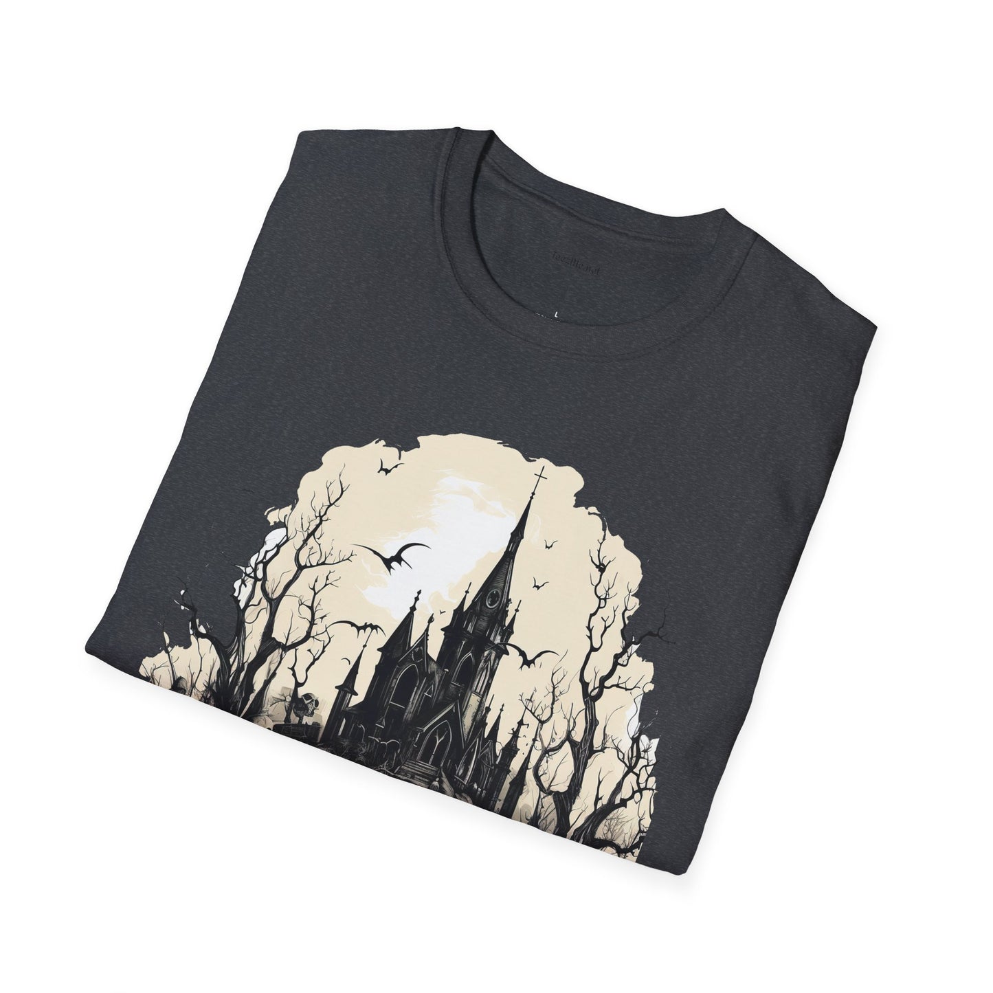 Gothic Castle - Unisex Softstyle T-Shirt 100% Cotton Graphic