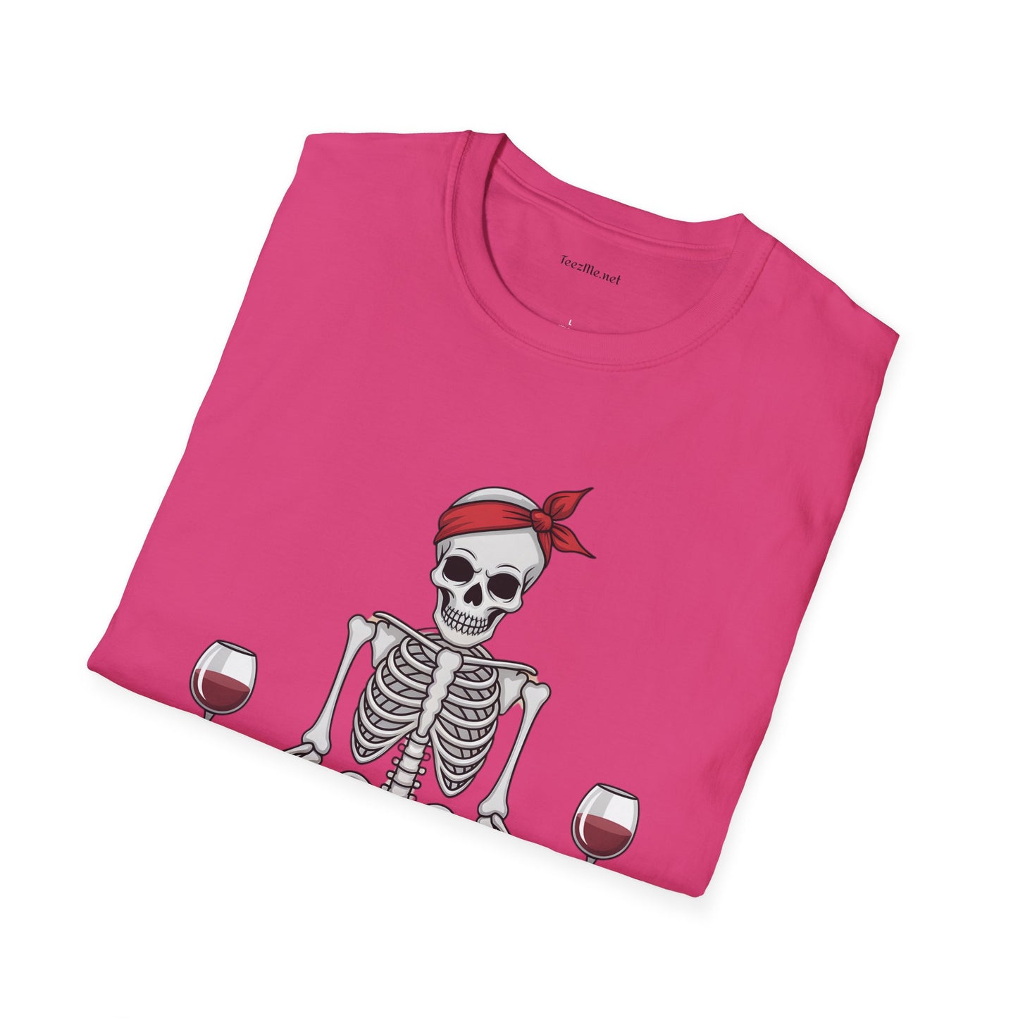 Namaste Skeleton - Unisex Softstyle T-Shirt 100% Cotton Graphic