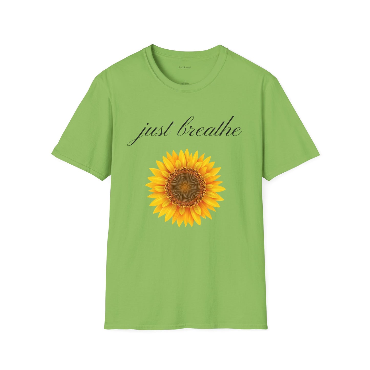 Just breathe - Unisex Softstyle T-Shirt 100% Cotton Graphic
