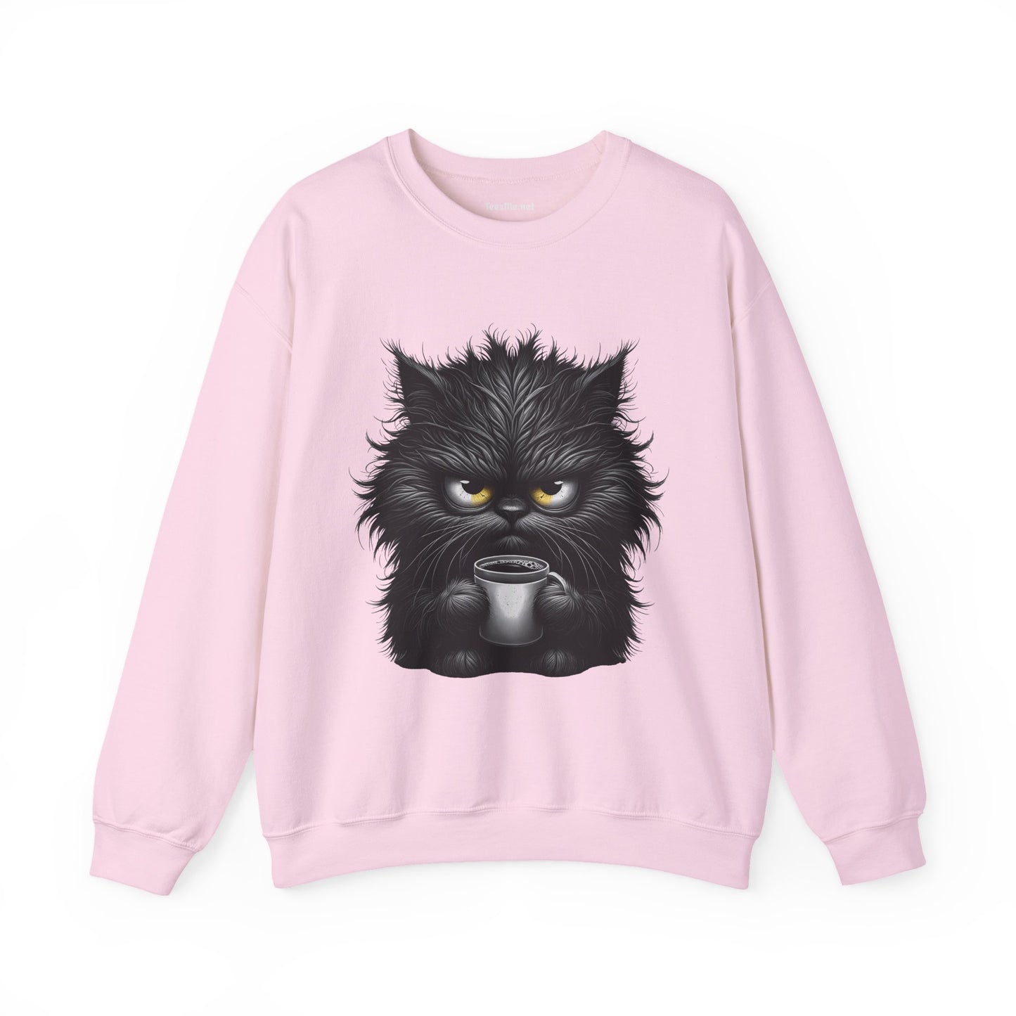 Adorable Grumpy Cat Unisex Heavy Blend™ Crewneck Sweatshirt Graphic