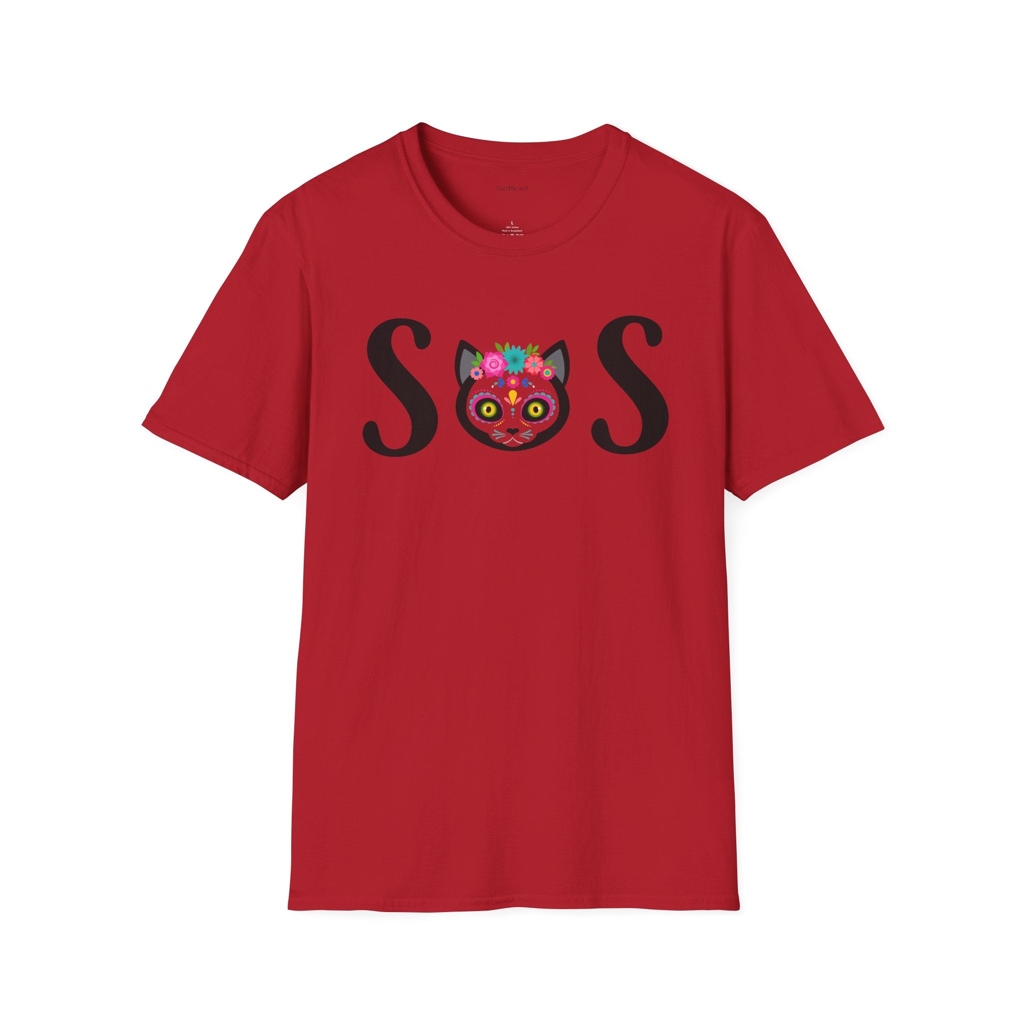 S O S - Unisex Softstyle T-Shirt 100% Cotton Graphic