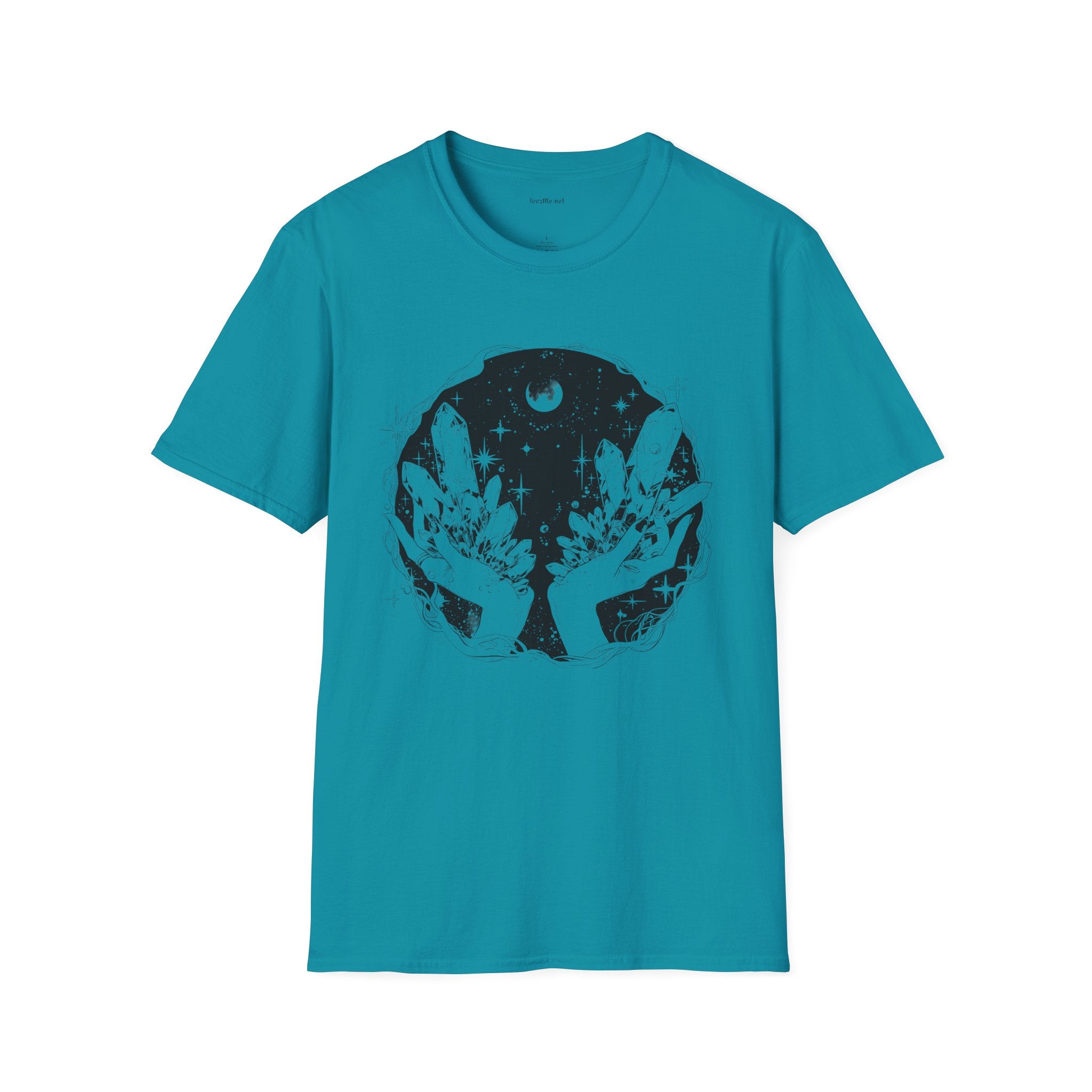 Crystal Moon Magic  - Unisex Softstyle T-Shirt 100% Cotton Graphic