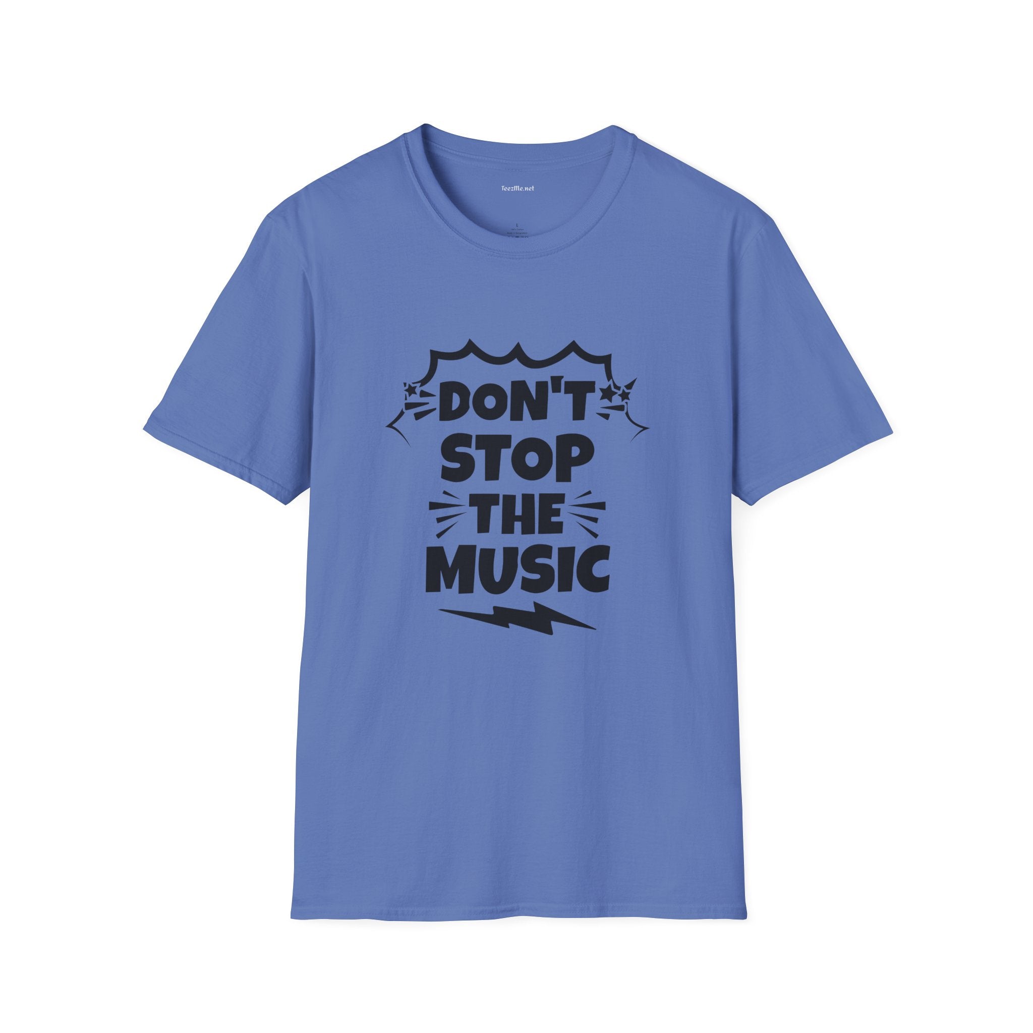 Don't stop the Music - Unisex Softstyle T-Shirt 100% Cotton Graphic