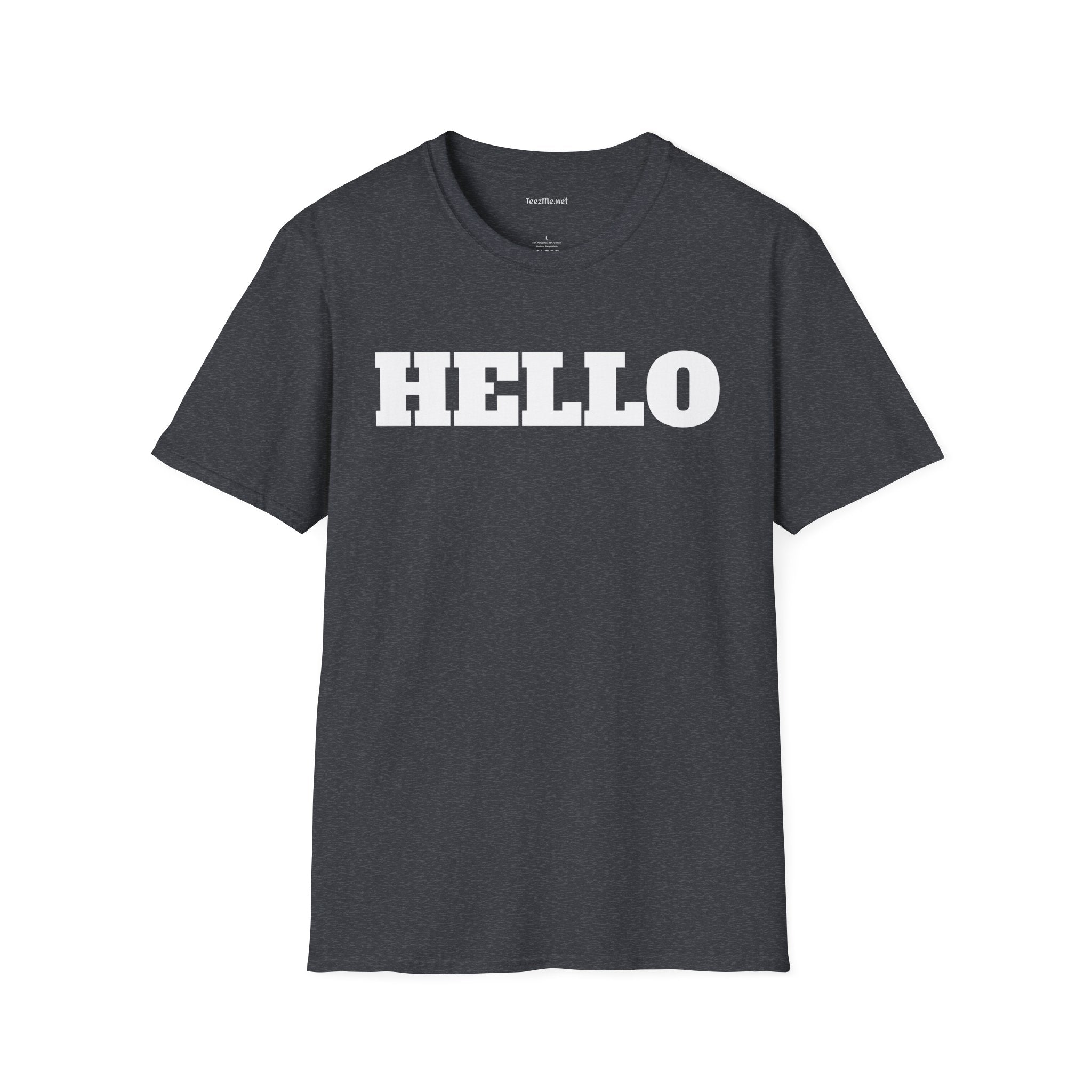 HELLO - Unisex Softstyle T-Shirt 100% Cotton Graphic