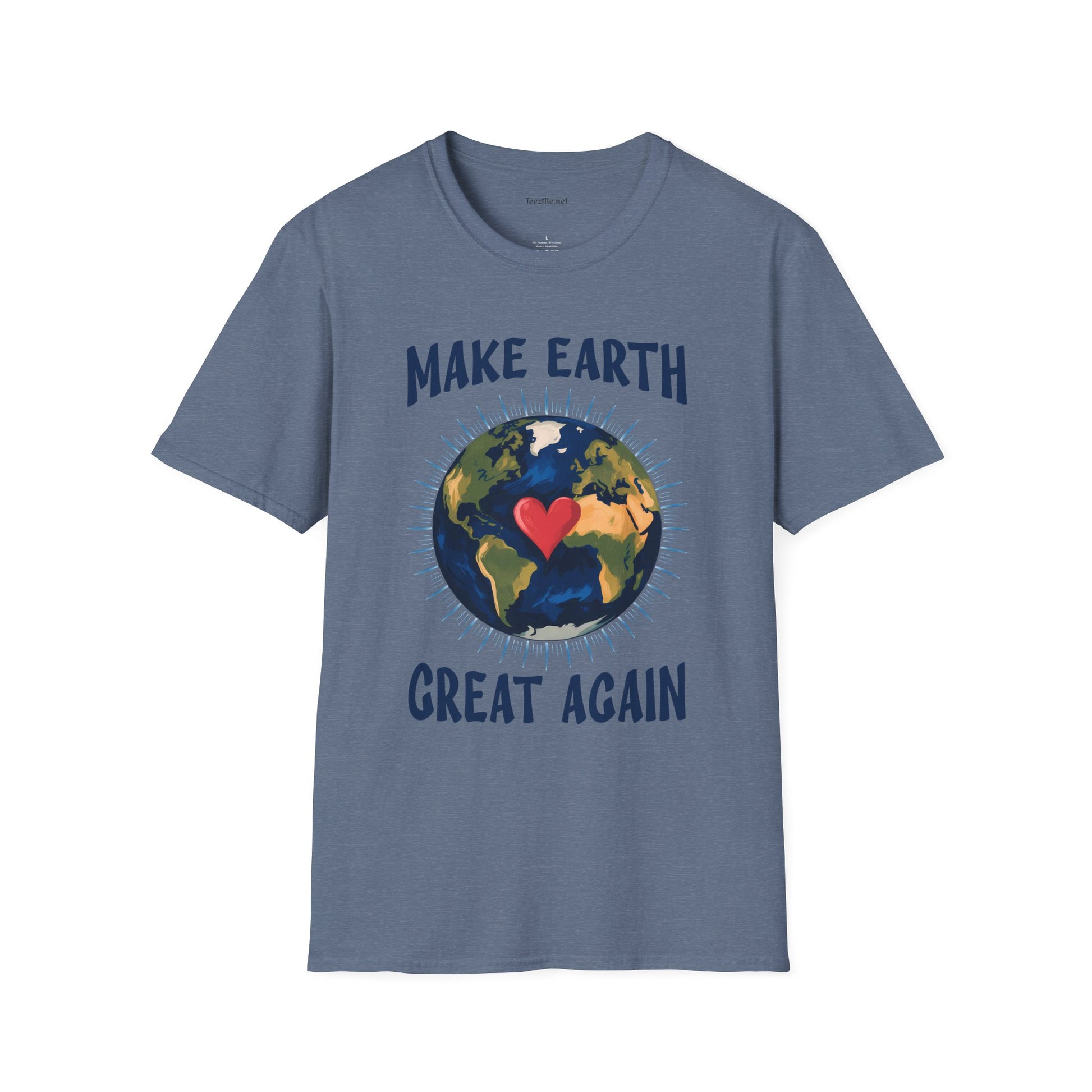 Make Earth Great 01 Unisex Softstyle T-Shirt 100% Cotton