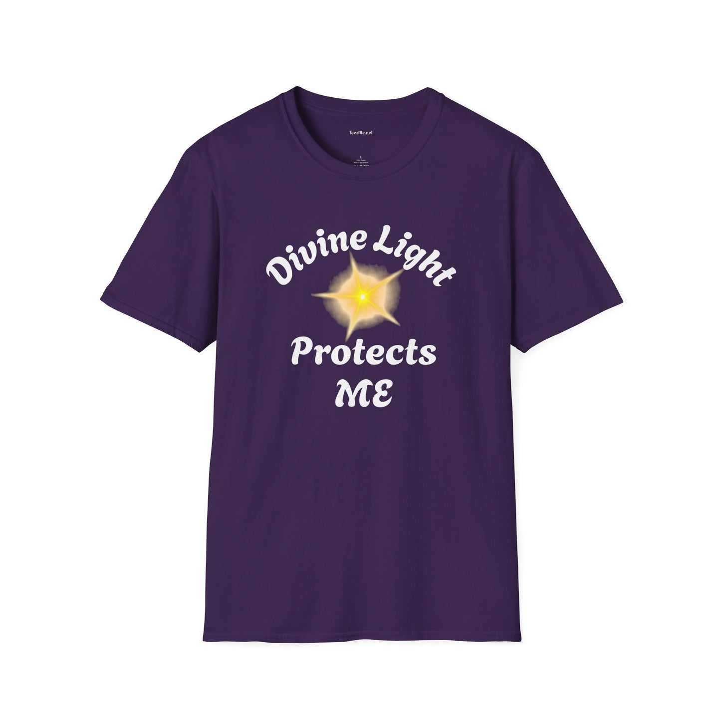 Divine Light Protects ME - Unisex Softstyle T-Shirt 100% Cotton Graphic