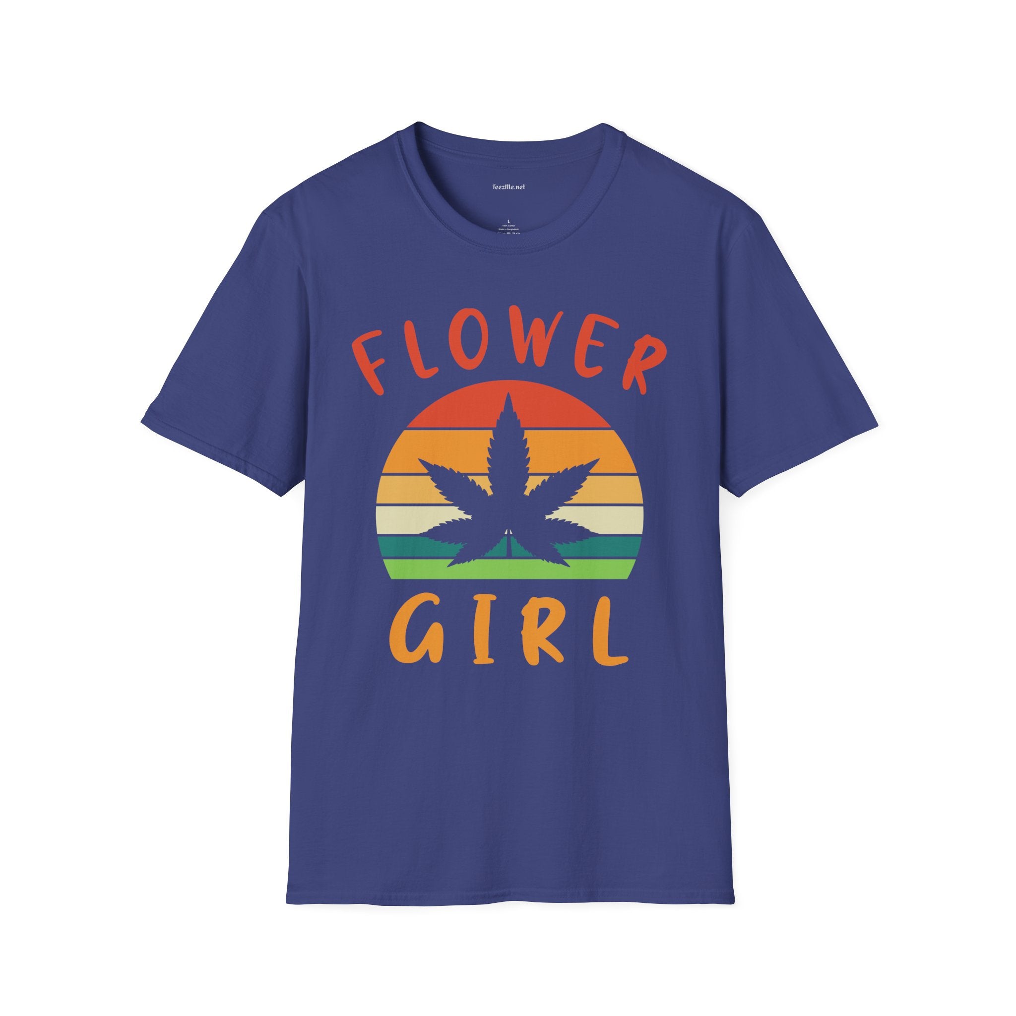 Flower Girl 420 Unisex Softstyle T-Shirt 100% Cotton Graphic