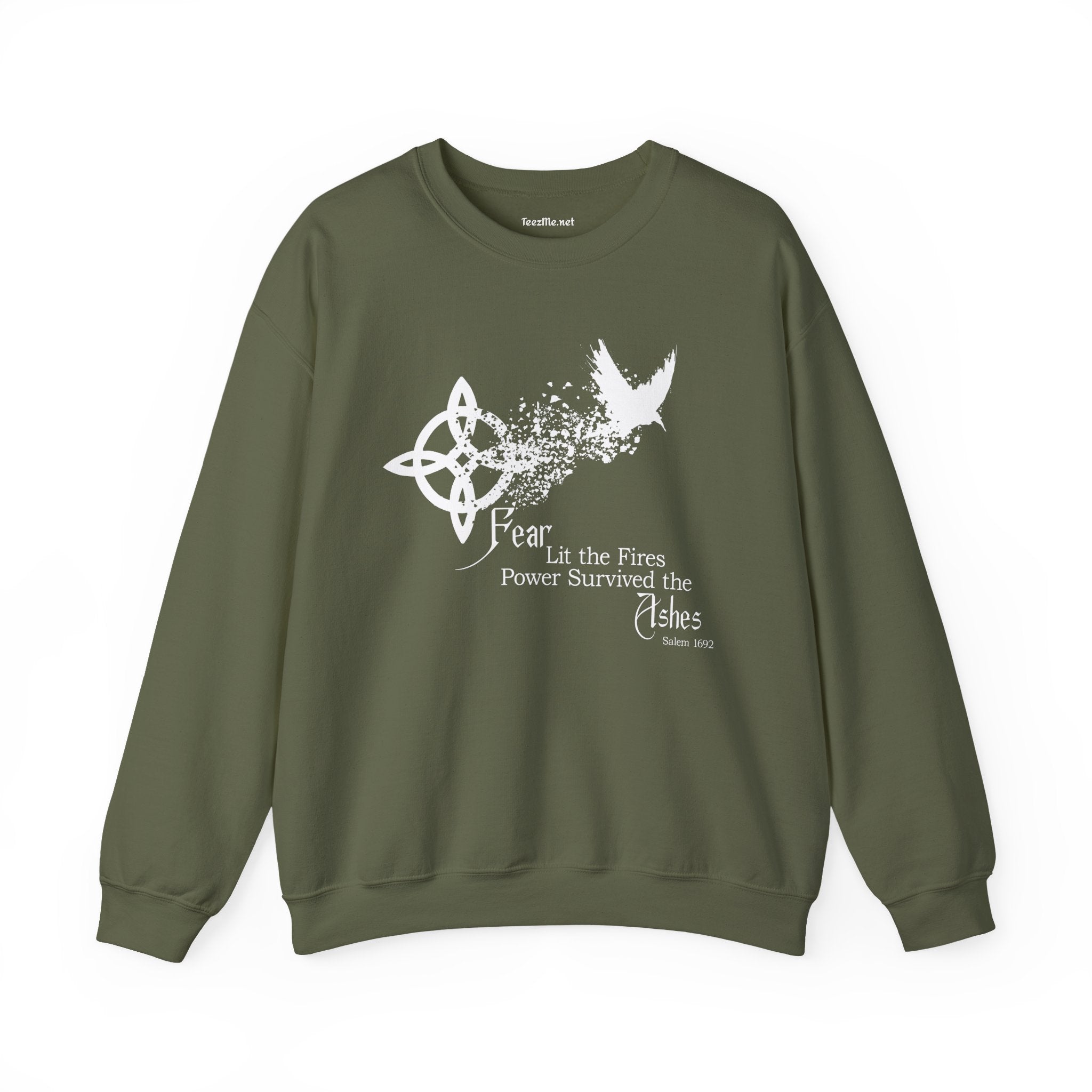 Fear Lit the Fires Unisex Heavy Blend™ Crewneck Sweatshirt Graphic