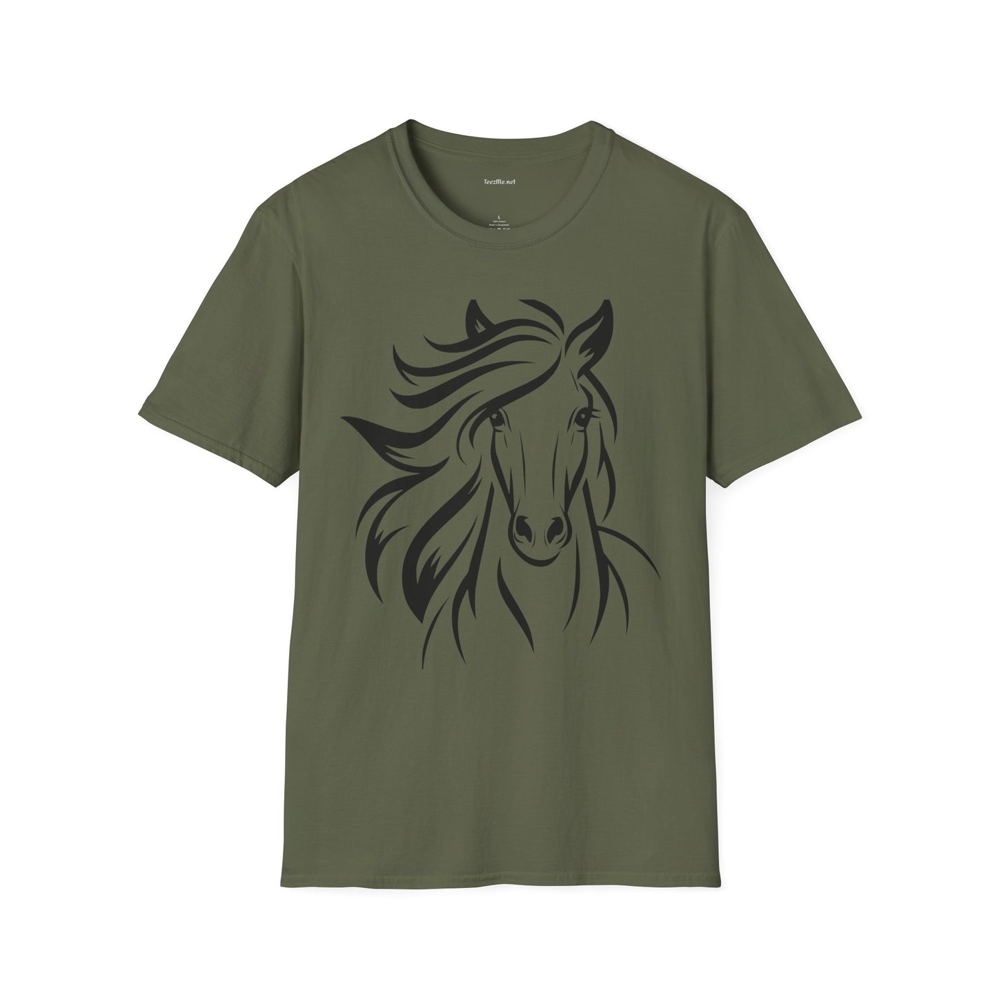 Spirit Horse 1 - Unisex Softstyle T-Shirt 100% Cotton Graphic
