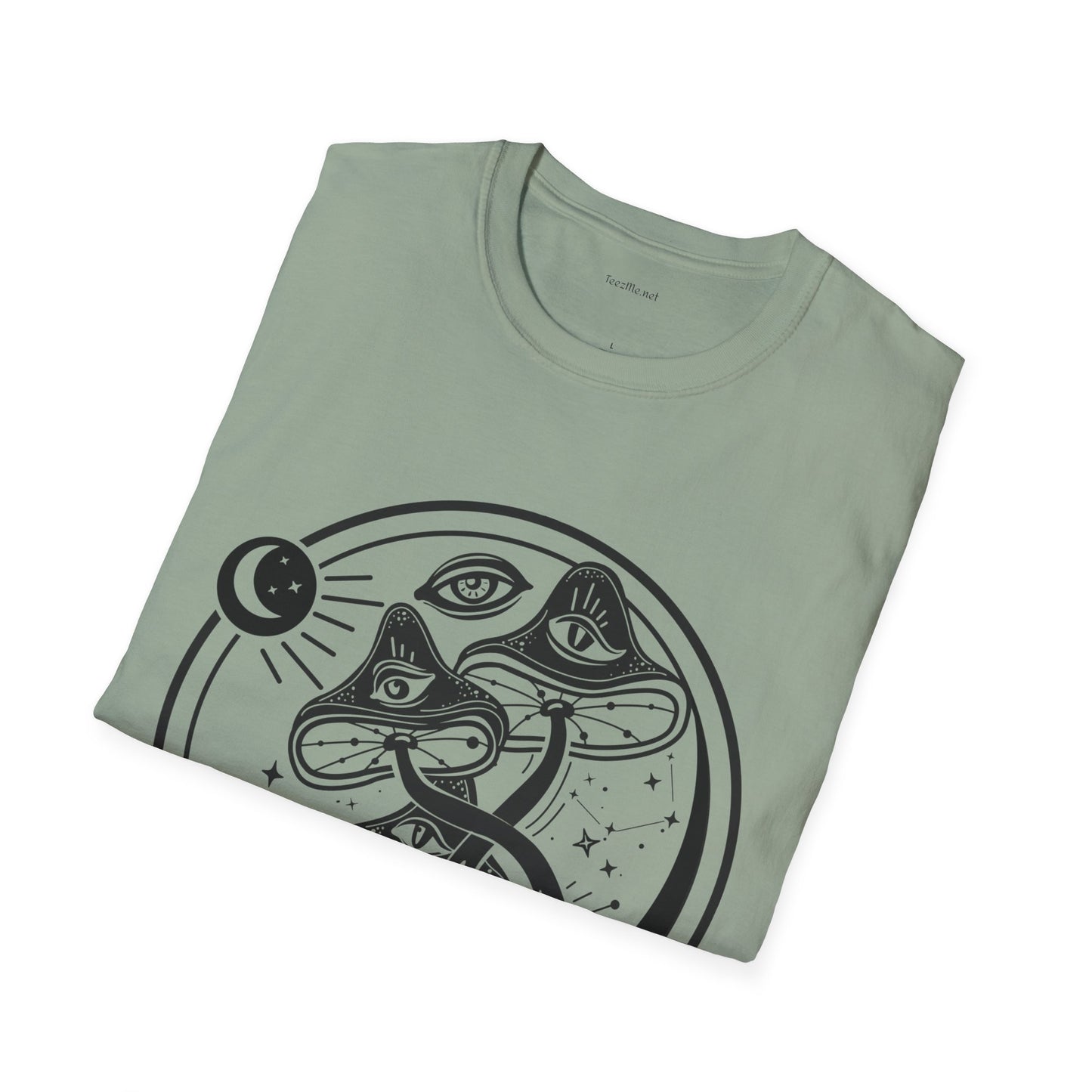 Mushrooms - Unisex Softstyle T-Shirt 100% Cotton Graphic