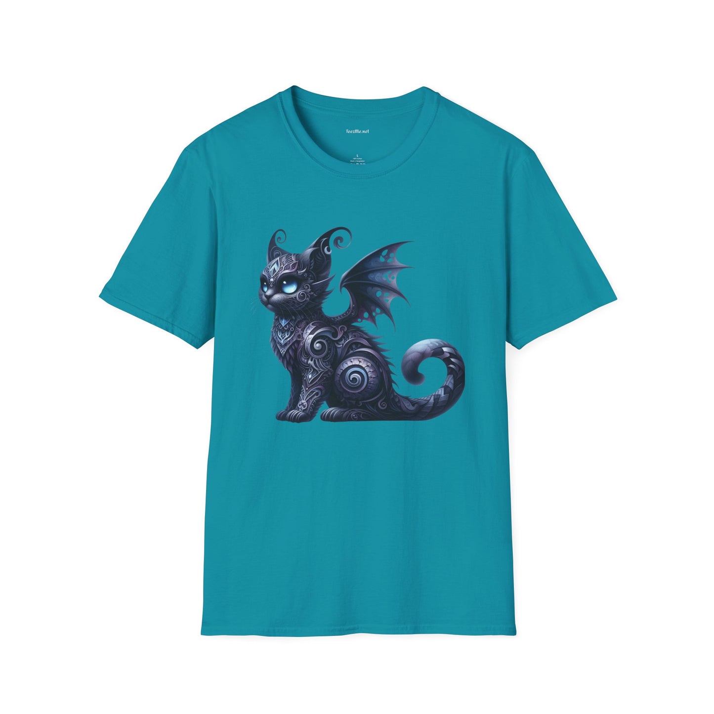 Black Fairy Cat -Shirt 100% Cotton Graphic