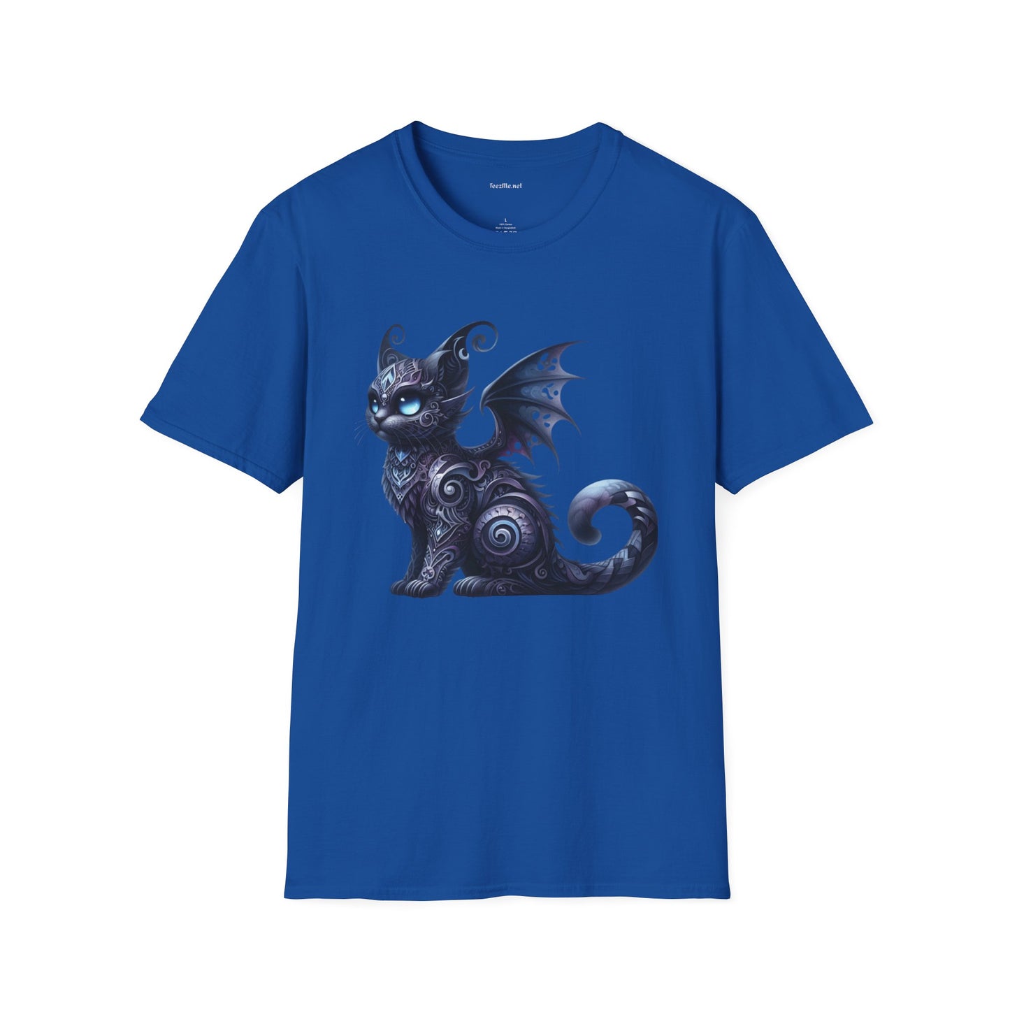 Black Fairy Cat -Shirt 100% Cotton Graphic