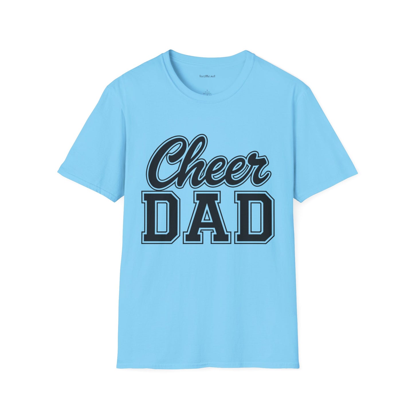 Cheer Dad Unisex Soft Style T-Shirt 100% Cotton Graphic