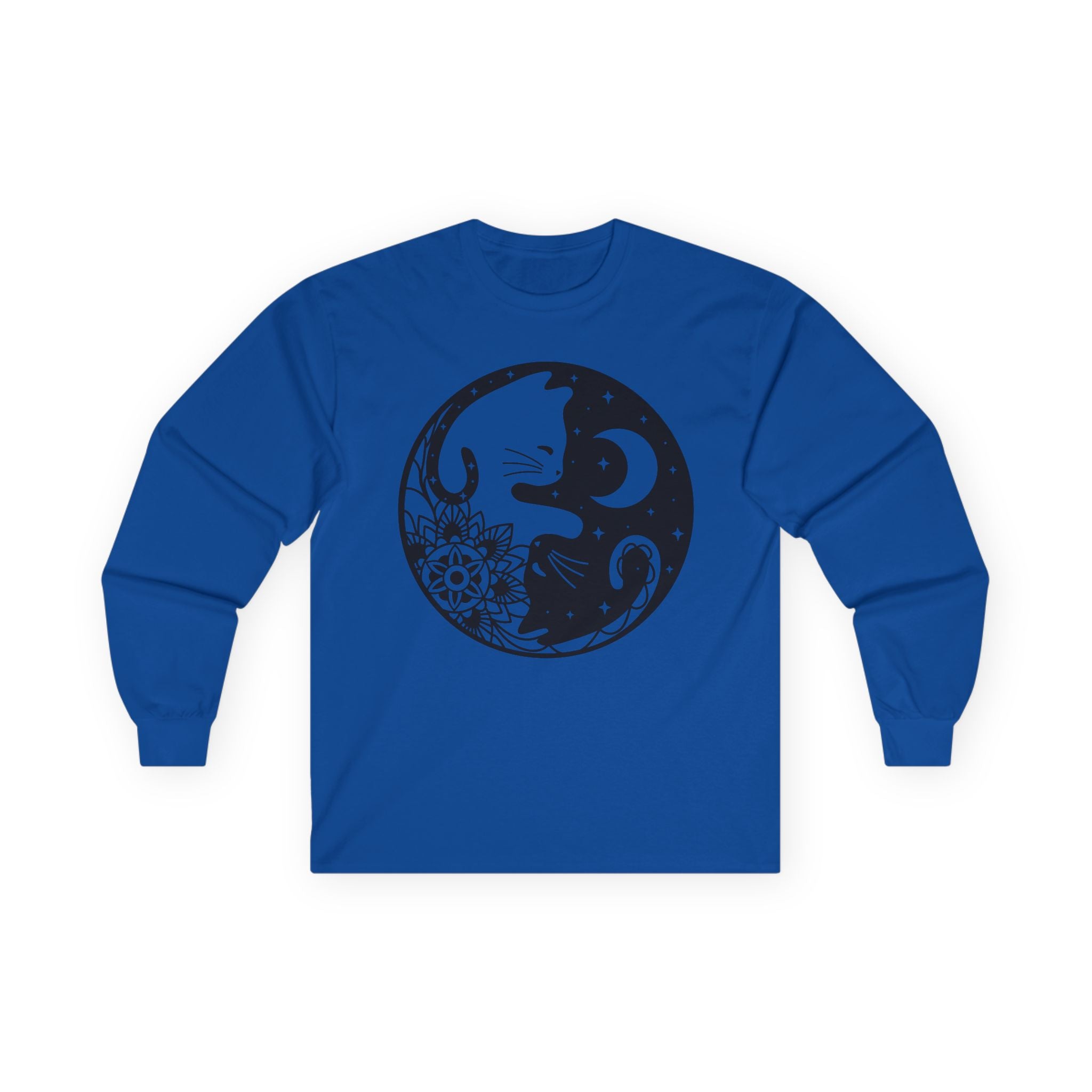 Yin Yang Cat02 Unisex Ultra Cotton Long Sleeve Tee