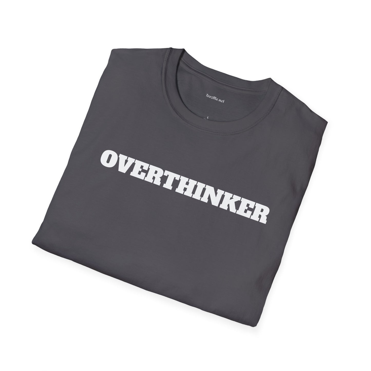 OVERTHINKER - Unisex Softstyle T-Shirt 100% Cotton Graphic