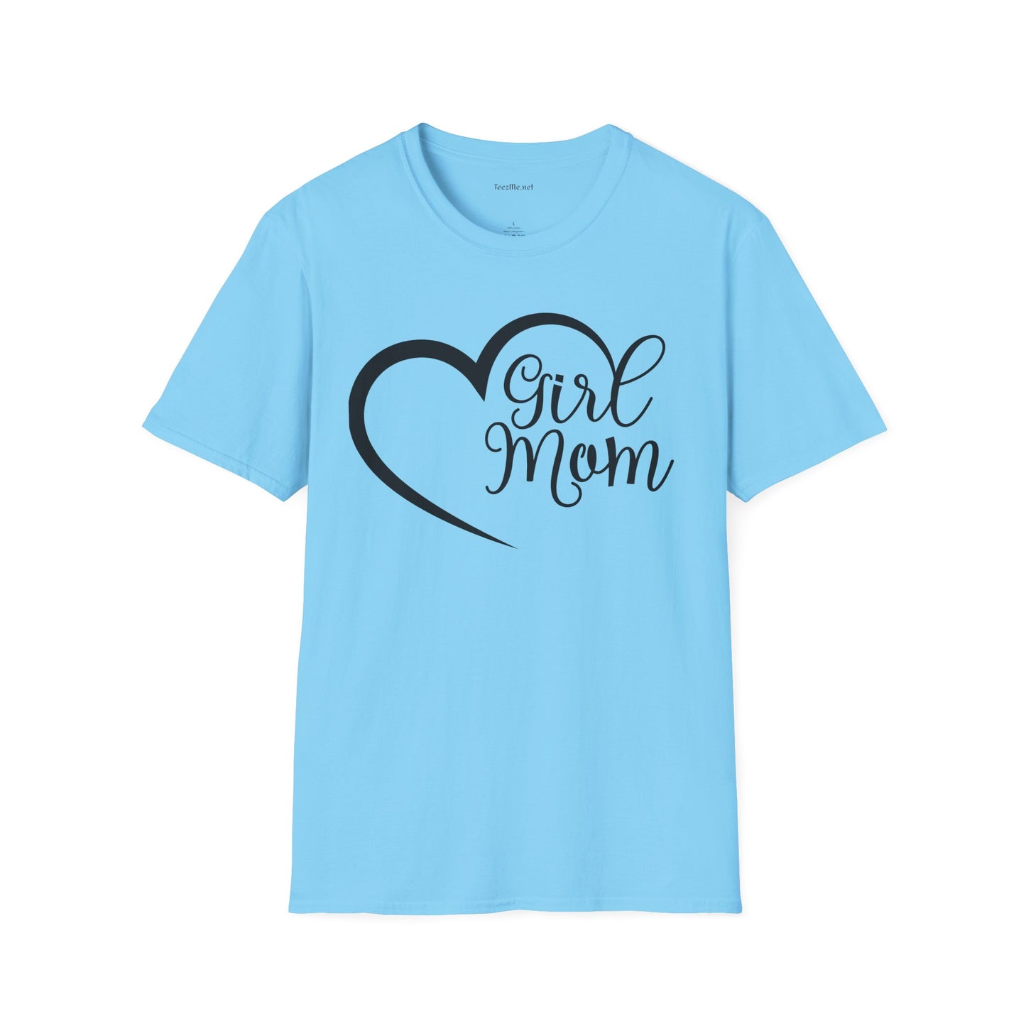 Girl Mom 01 Unisex SoftStyle T-Shirt 100% Cotton Graphic